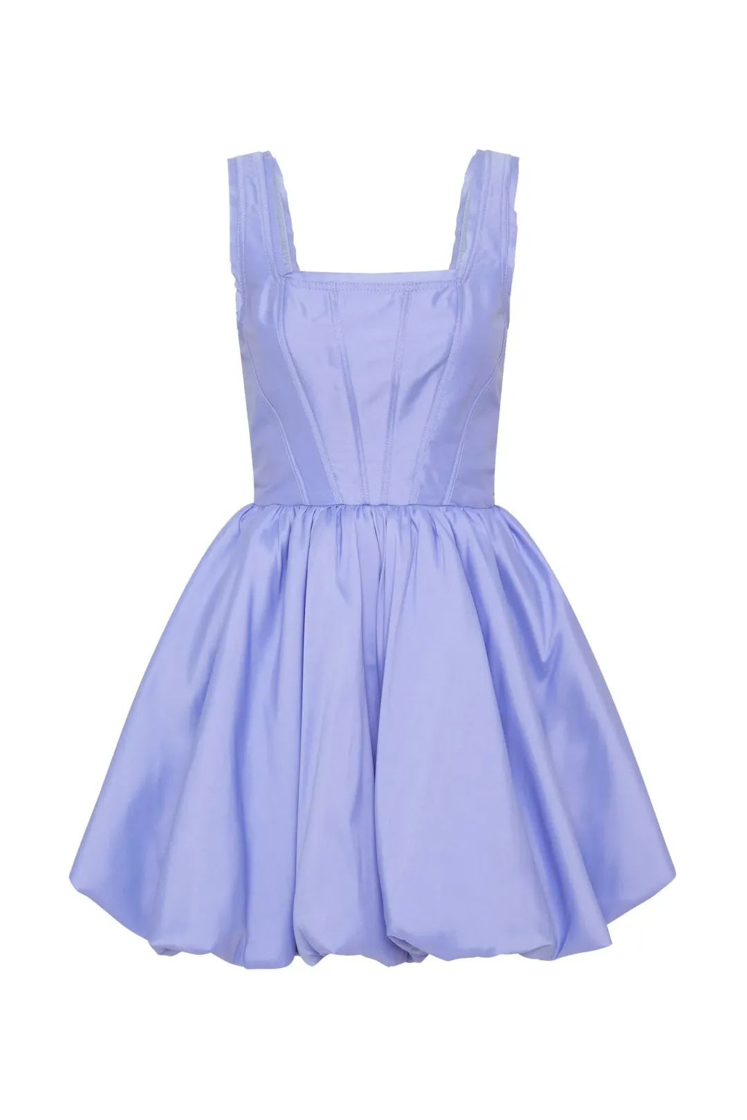 Aje Suzette Bubble Mini Dress Cool Lavender Size 6 for rent on The Volte - main image