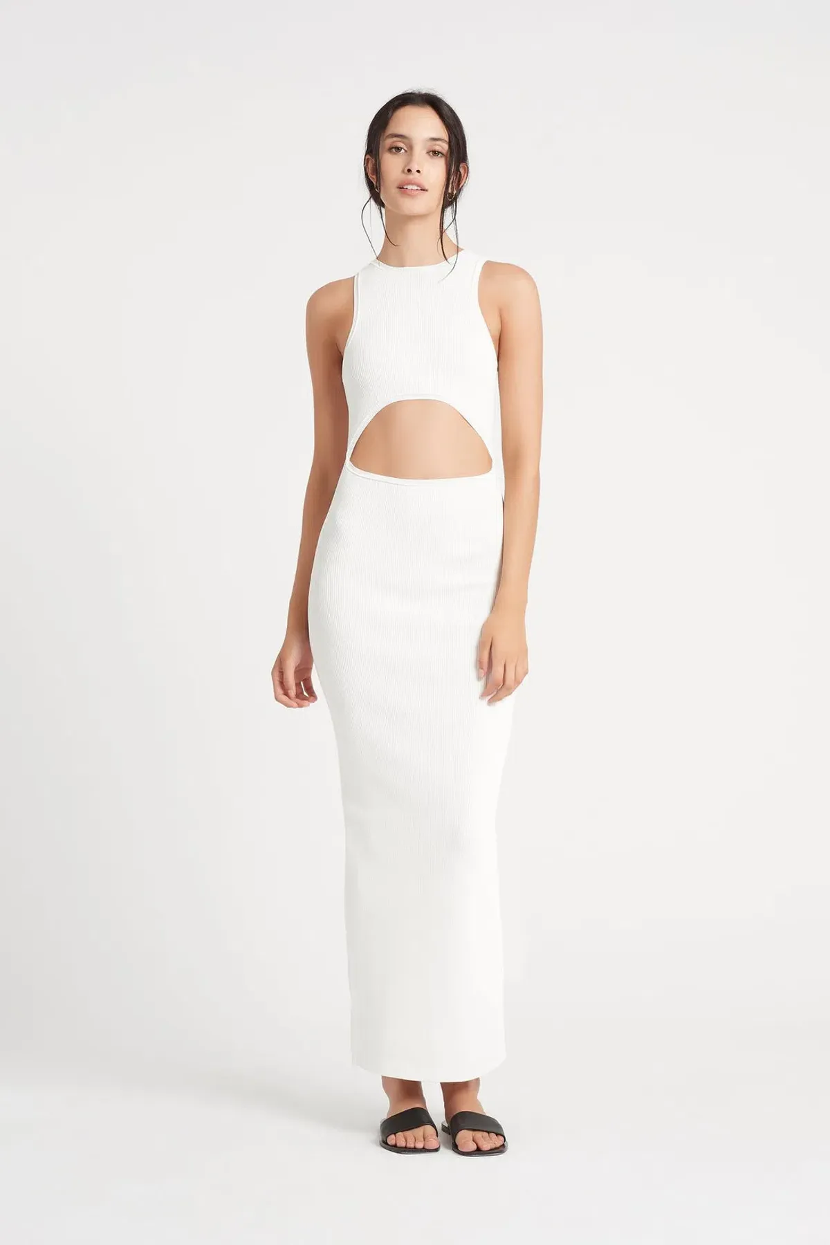 Sir The Label Ingrid Cut Out Dress Ivory Size XS/Au 6 - Image 1