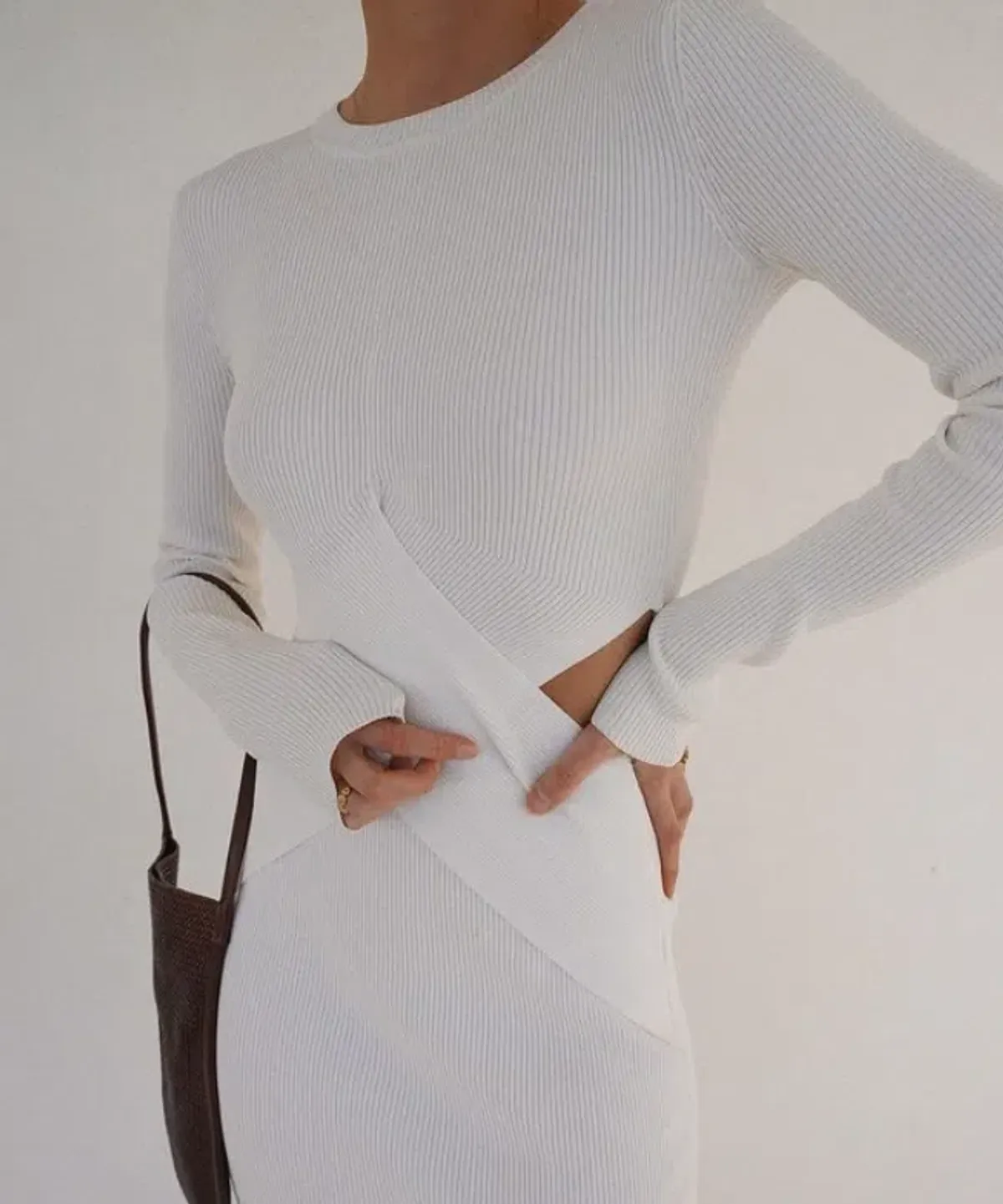 Sir The Label Celena Draped Dress Ivory Size 0 / Au 6  - Image 2