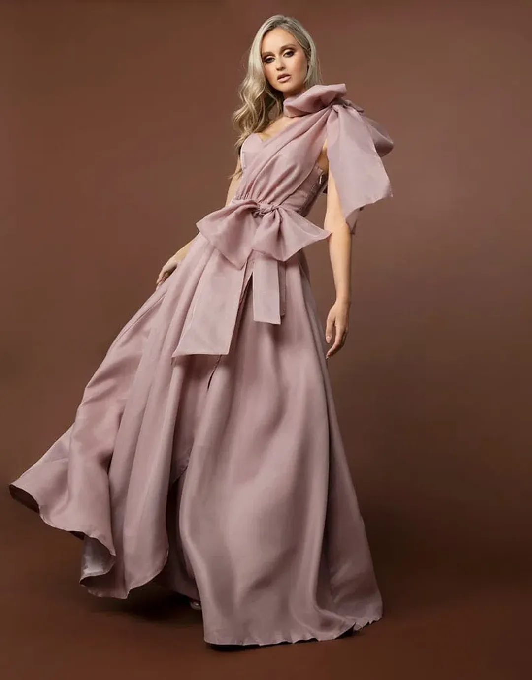 Bariano La Parfum Ball Gown Nude Size 6 for rent on The Volte - main image