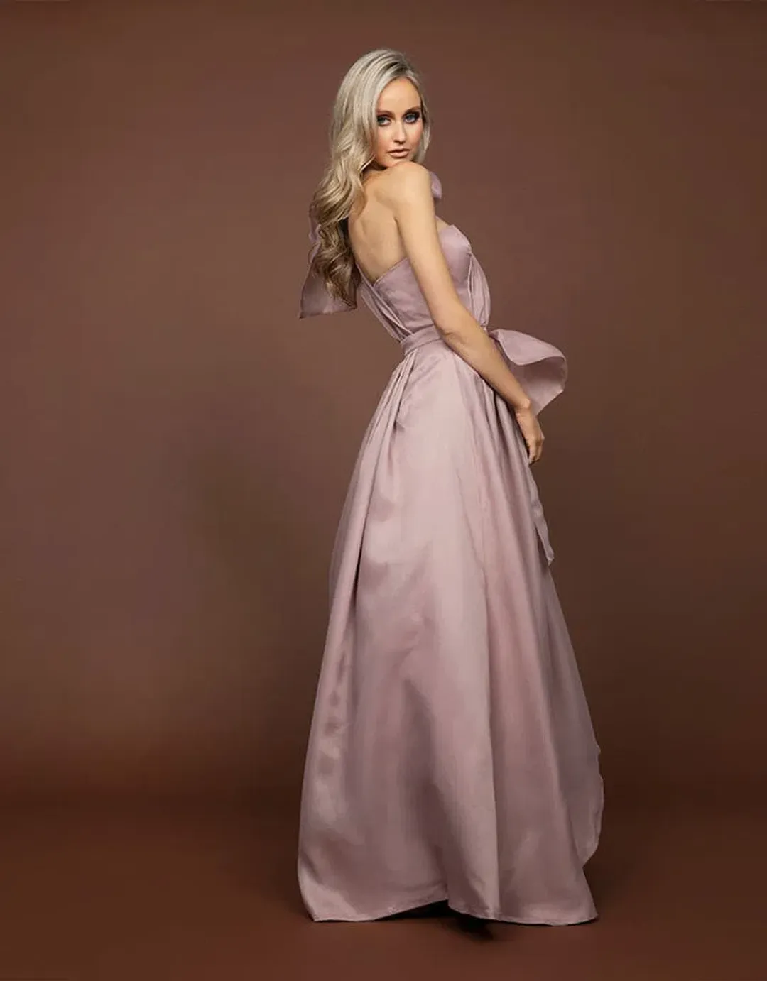 Bariano La Parfum Ball Gown Nude Size 6 for rent on The Volte - main image