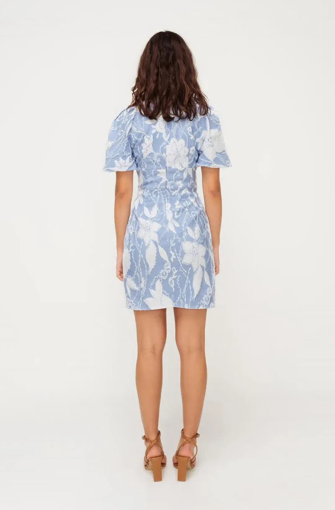 Sheike Heaven Sent Dress Blue Floral Size 14 for rent on The Volte - main image