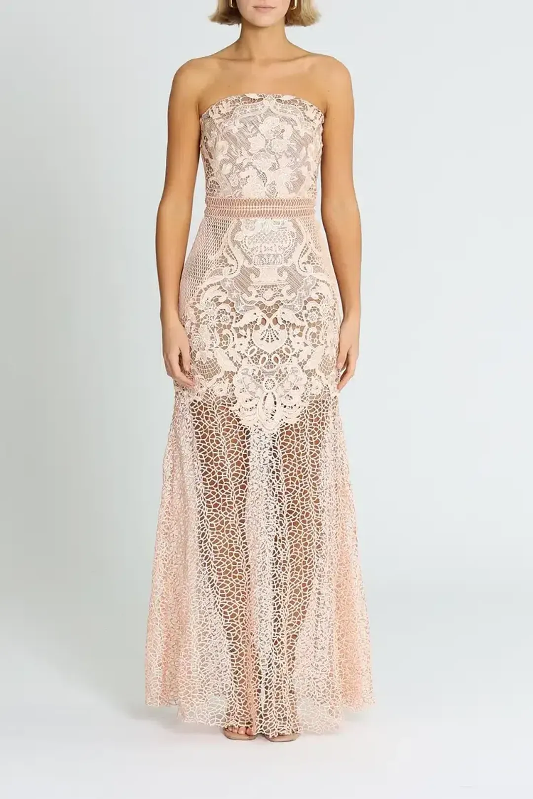 Grace and Hart Adele Gown Blush Size 6 for rent on The Volte - main image