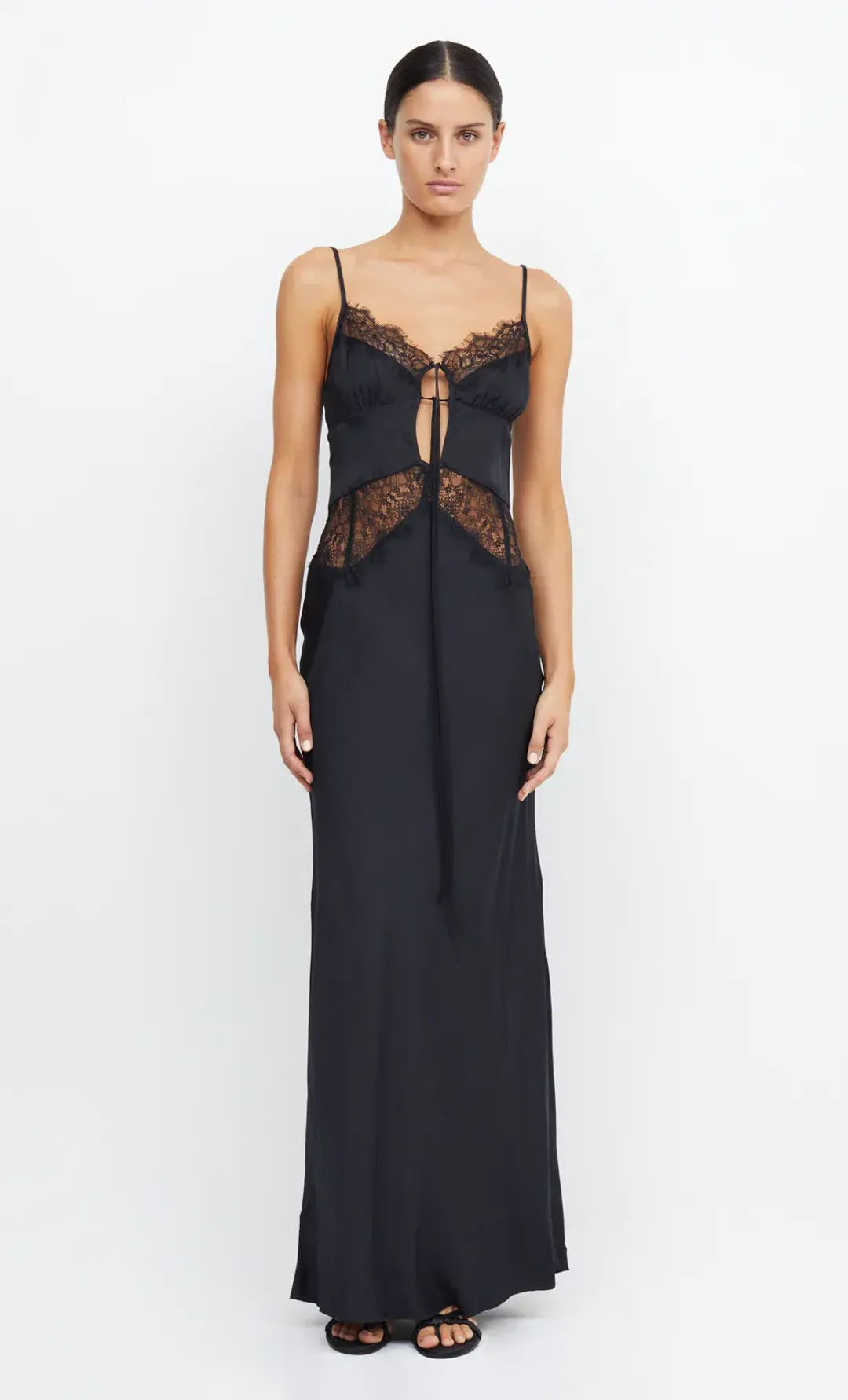 Bec & Bridge Nicolette Maxi Dress Black Size 8 for rent on The Volte - main image