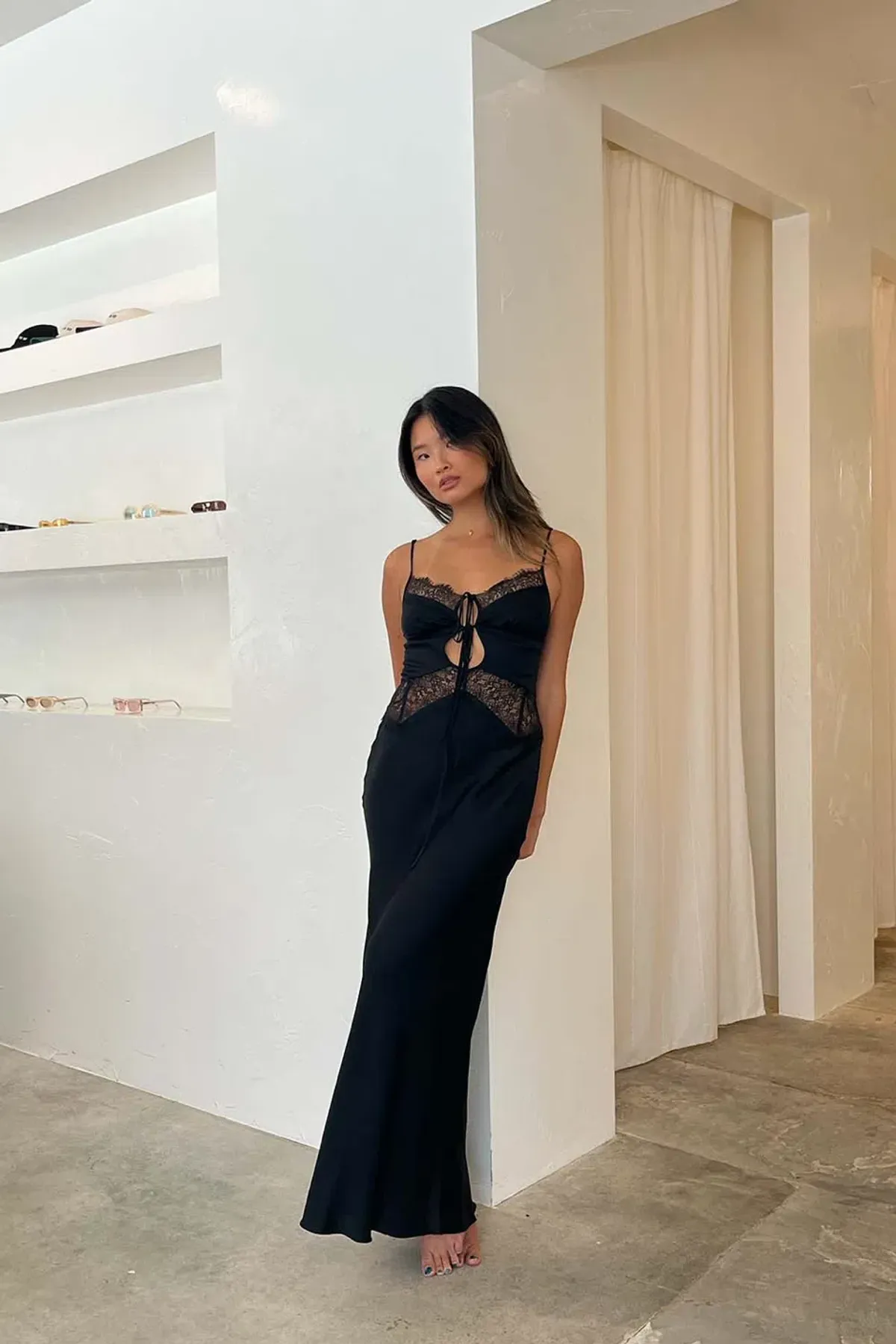 Bec & Bridge Nicolette Maxi Dress Black Size 8 - Image 3