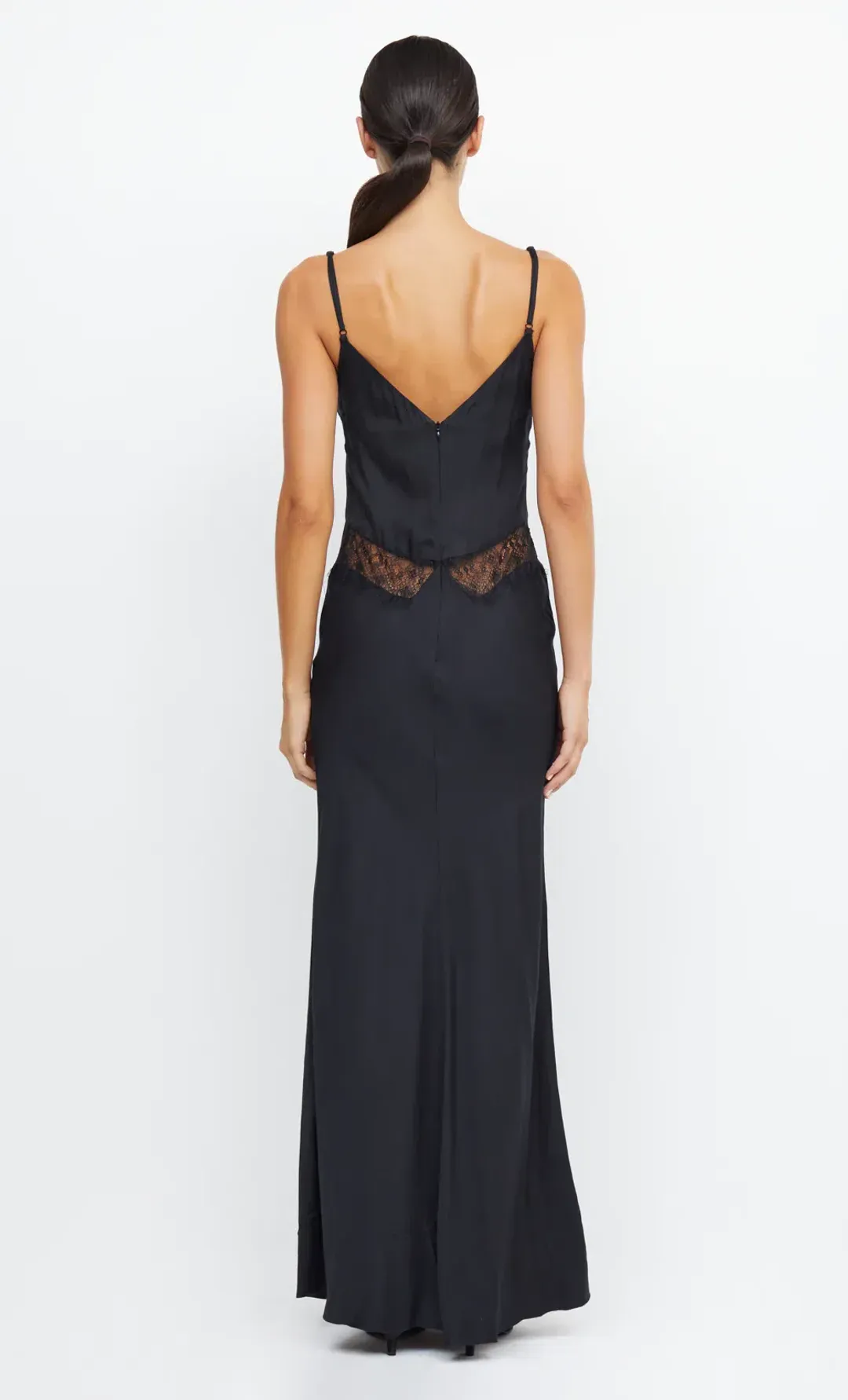 Bec & Bridge Nicolette Maxi Dress Black Size 8 for rent on The Volte - main image