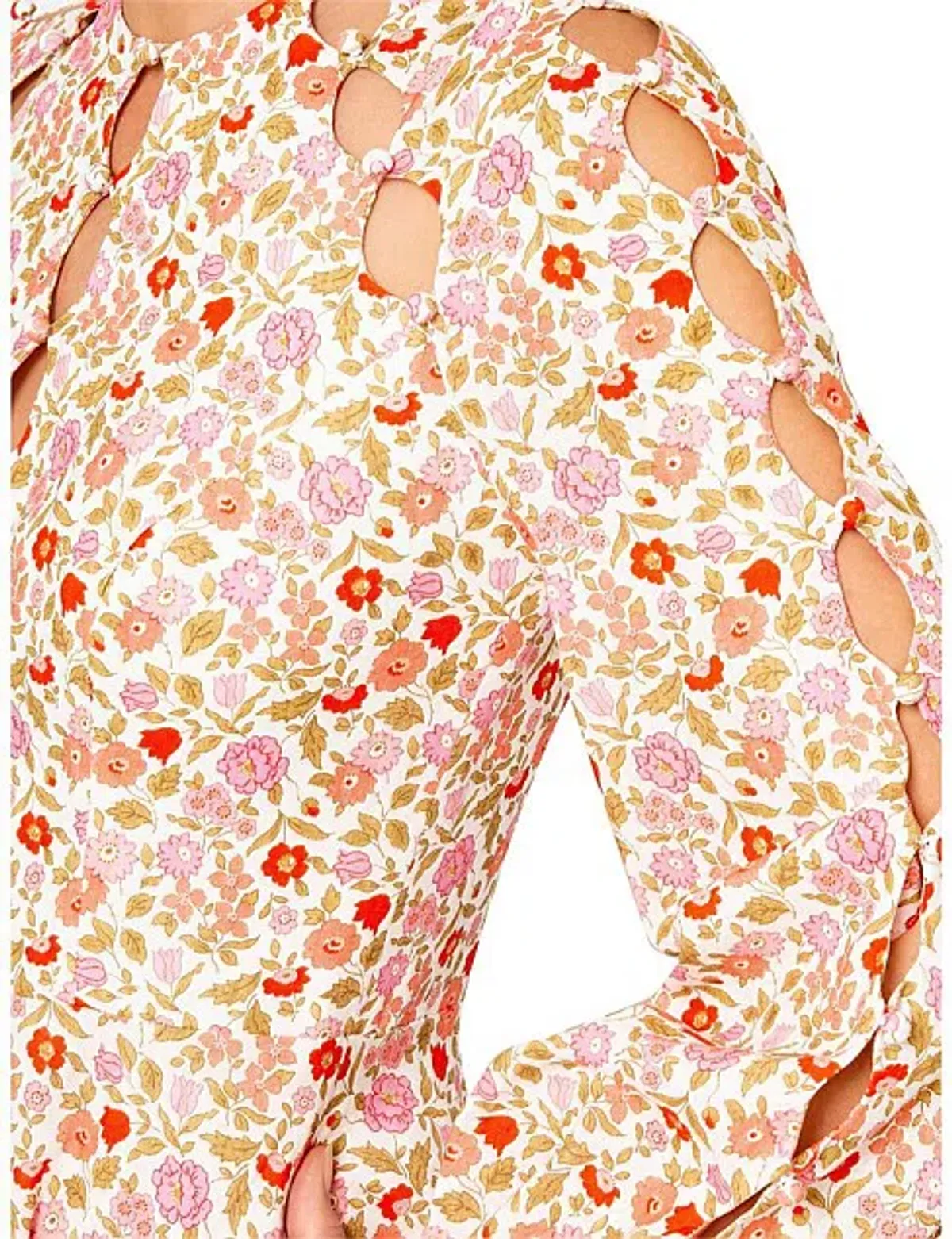 Zimmermann Goldie Scallop Short Dress Floral Size 1 / AU 10 - Image 6