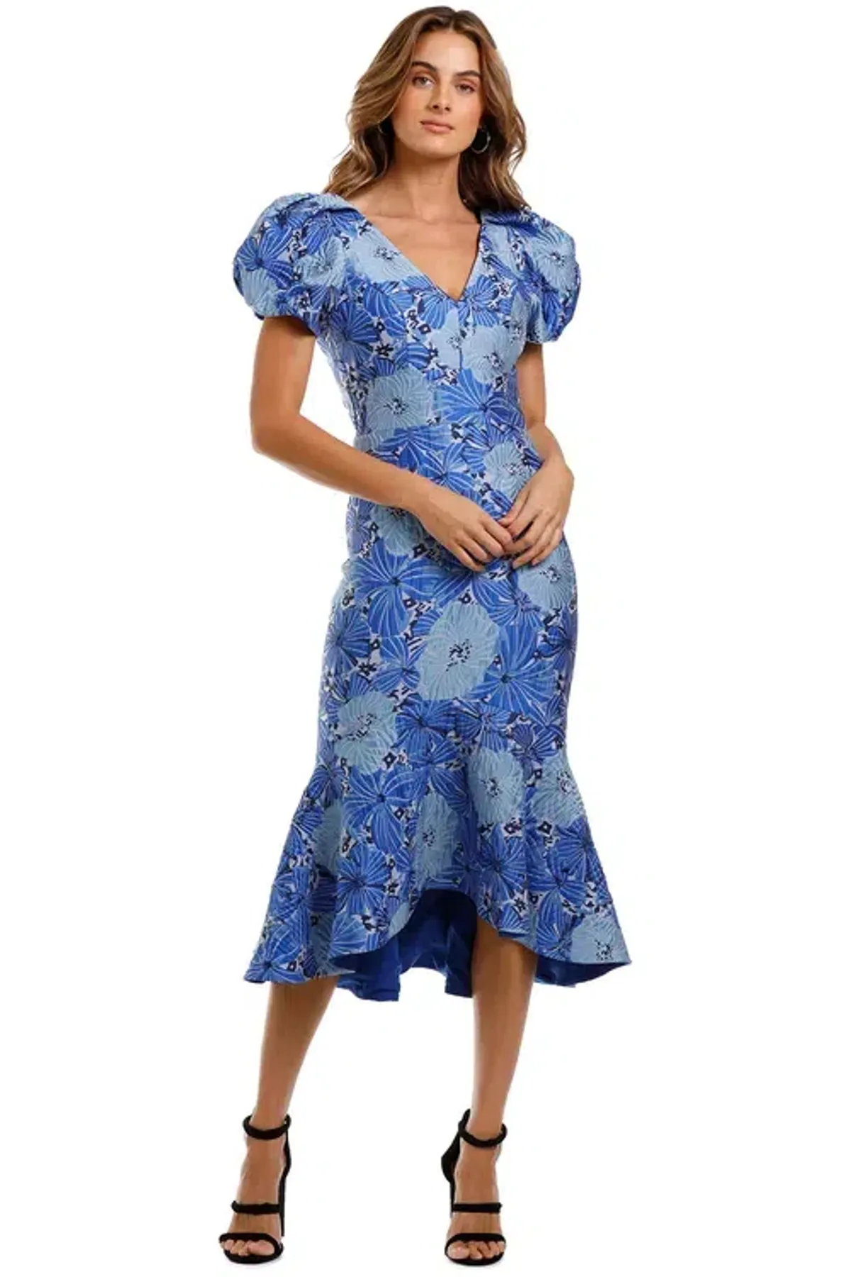 Love Honor Argento Midi Cobalt Blue Size AU 12 - Image 1