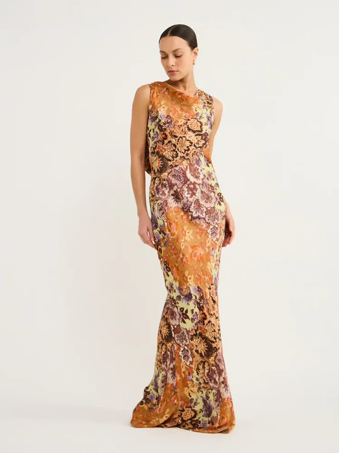 Hansen and Gretel Emmery Dress Brocade Size Small / AU 8 for rent on The Volte - main image