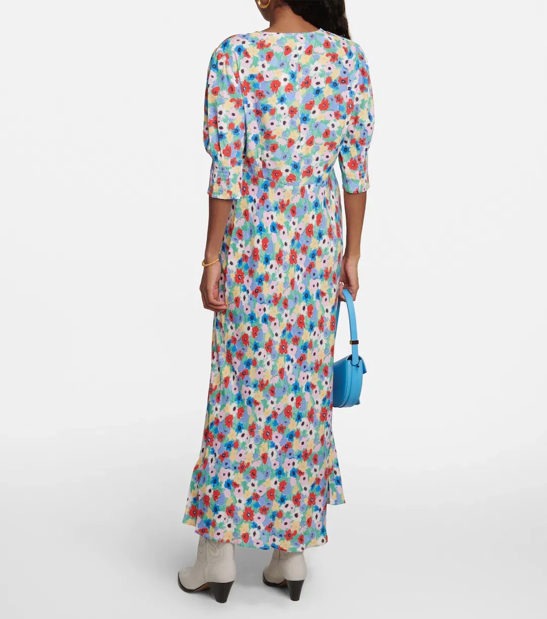 Rixo Zadie Floral Maxi Dress Size 12 for rent on The Volte - main image