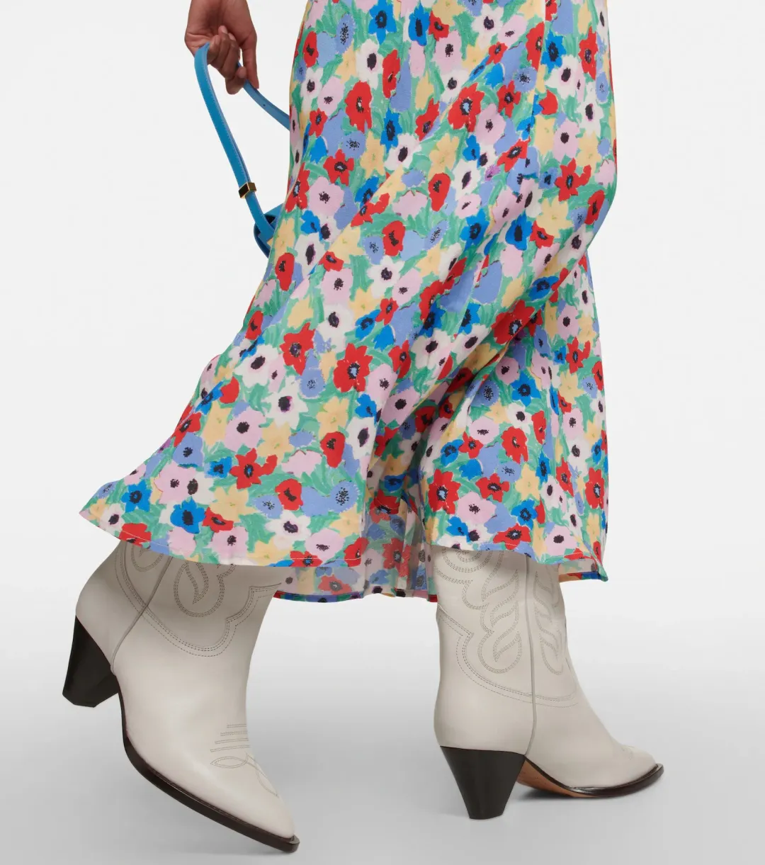 Rixo Zadie Floral Maxi Dress Size 12 for rent on The Volte - main image