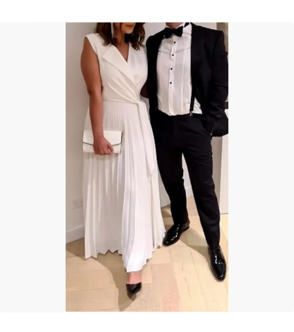 Carla Zampatti White Wrapped Up Maxi Dress White Size 10 - Image 2