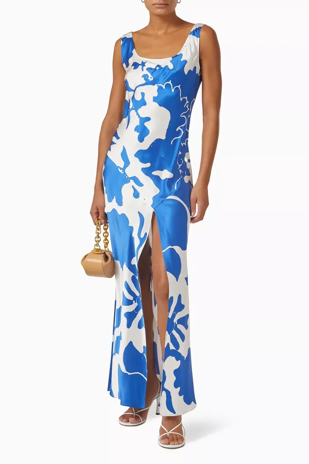 Sir the Label Esme Bias Dress in Merce Abstract Print Size AU 8 for rent on The Volte - main image
