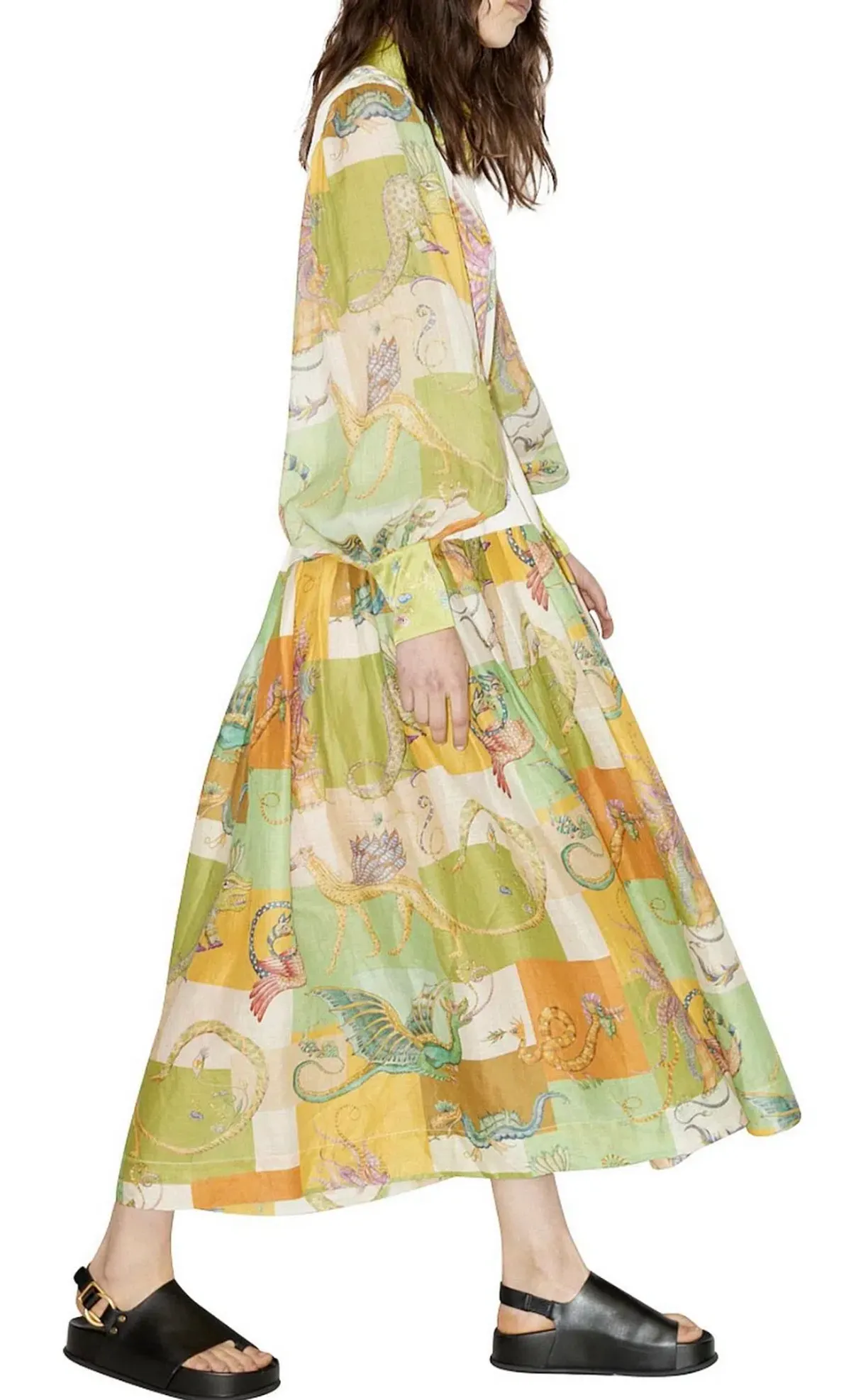 Alemais Jerome Shirtdress Multi Size 16 - Image 3