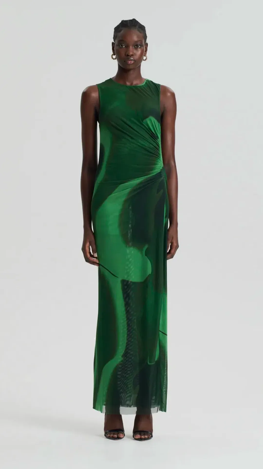 Scanlan Theodore Safari Italian Watercolour Dress Safari Size 10 for rent on The Volte - main image