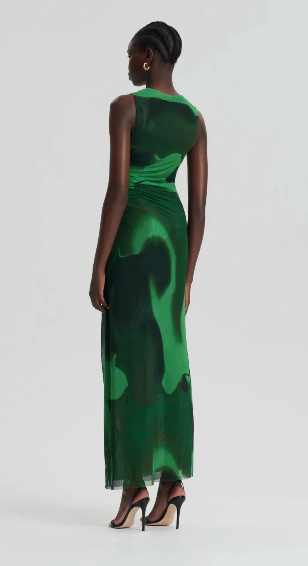 Scanlan Theodore Safari Italian Watercolour Dress Safari Size 10 for rent on The Volte - main image