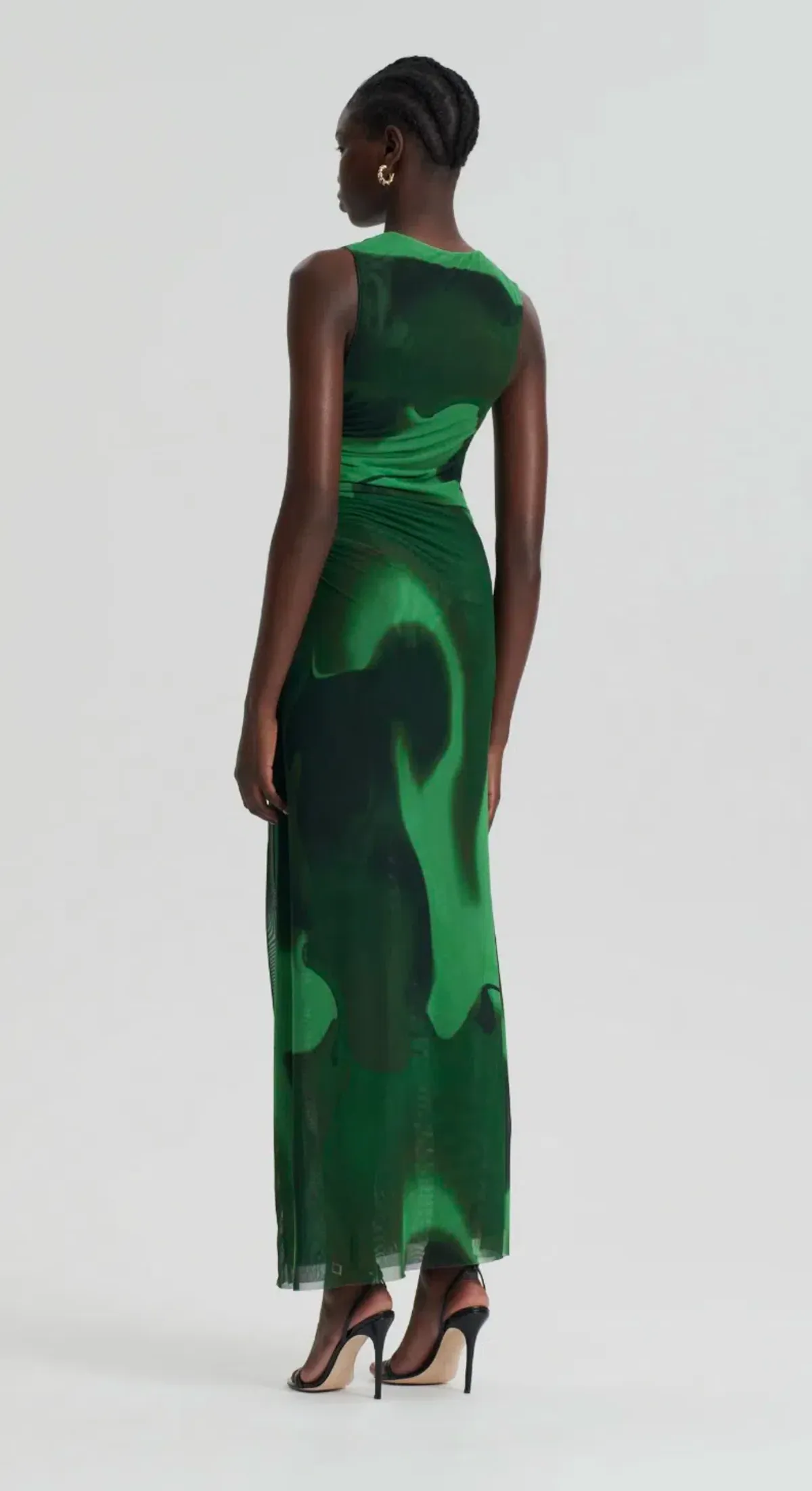 Scanlan Theodore Safari Italian Watercolour Dress Safari Size 10 - Image 3