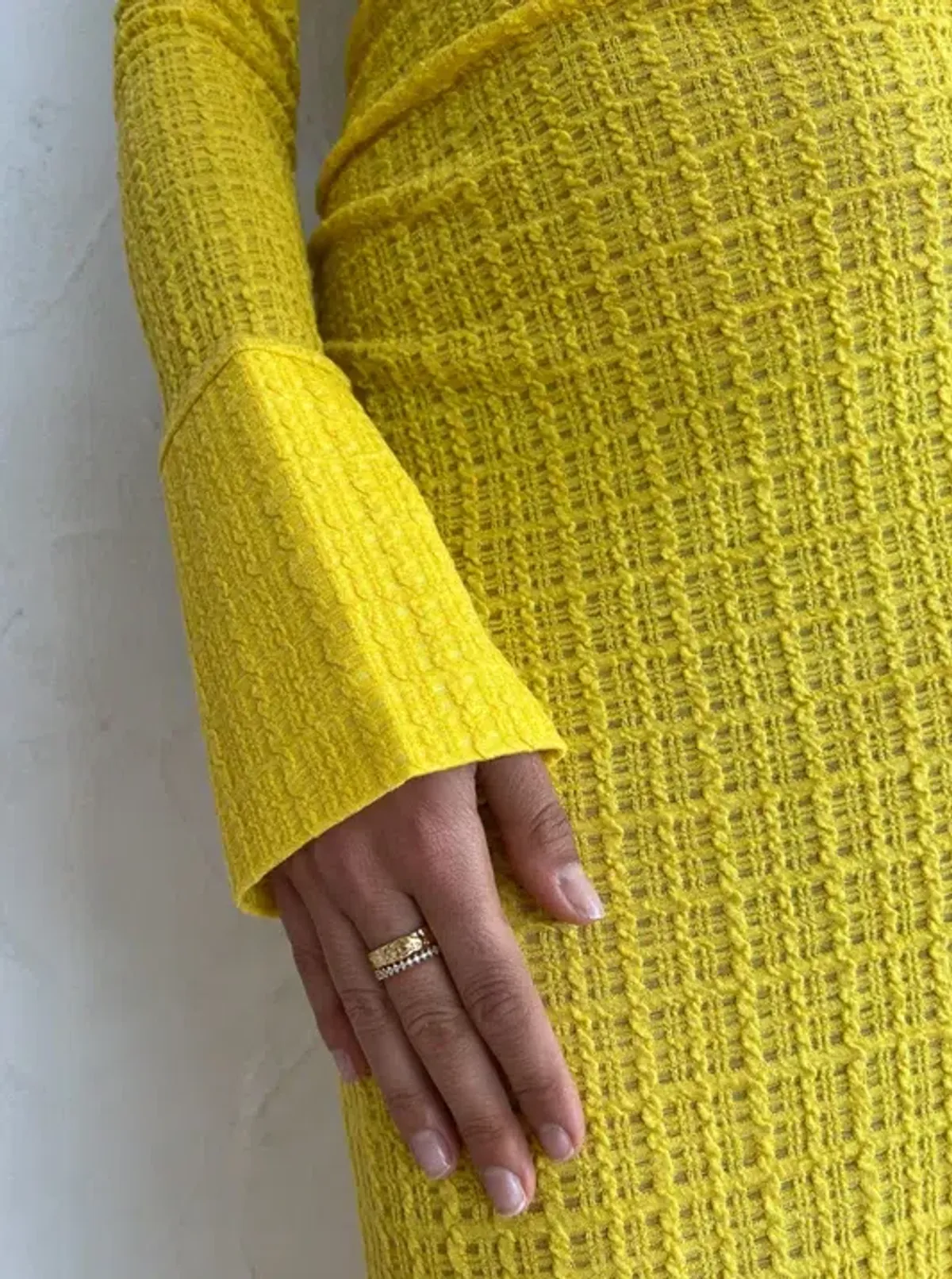 Camilla and Marc Cypress Dress Yellow Size 6 - Image 3