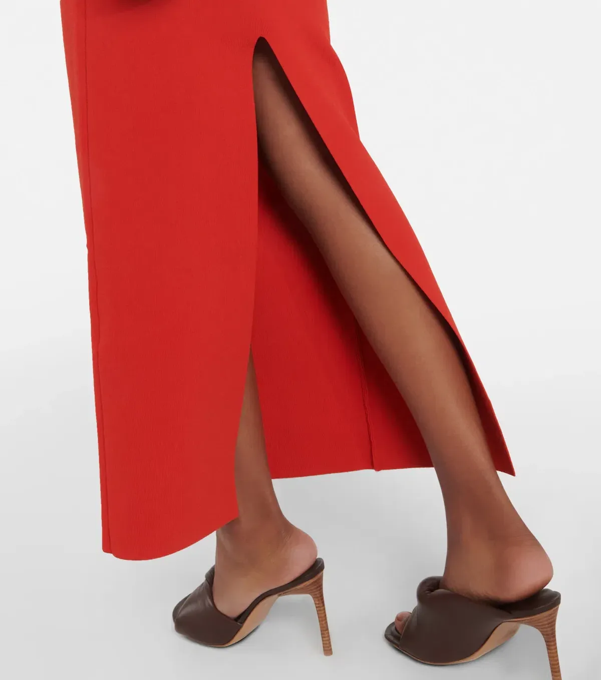 Jacquemus La Robe Maille Alca Dress Red Size FR32 / AU 4 - Image 4