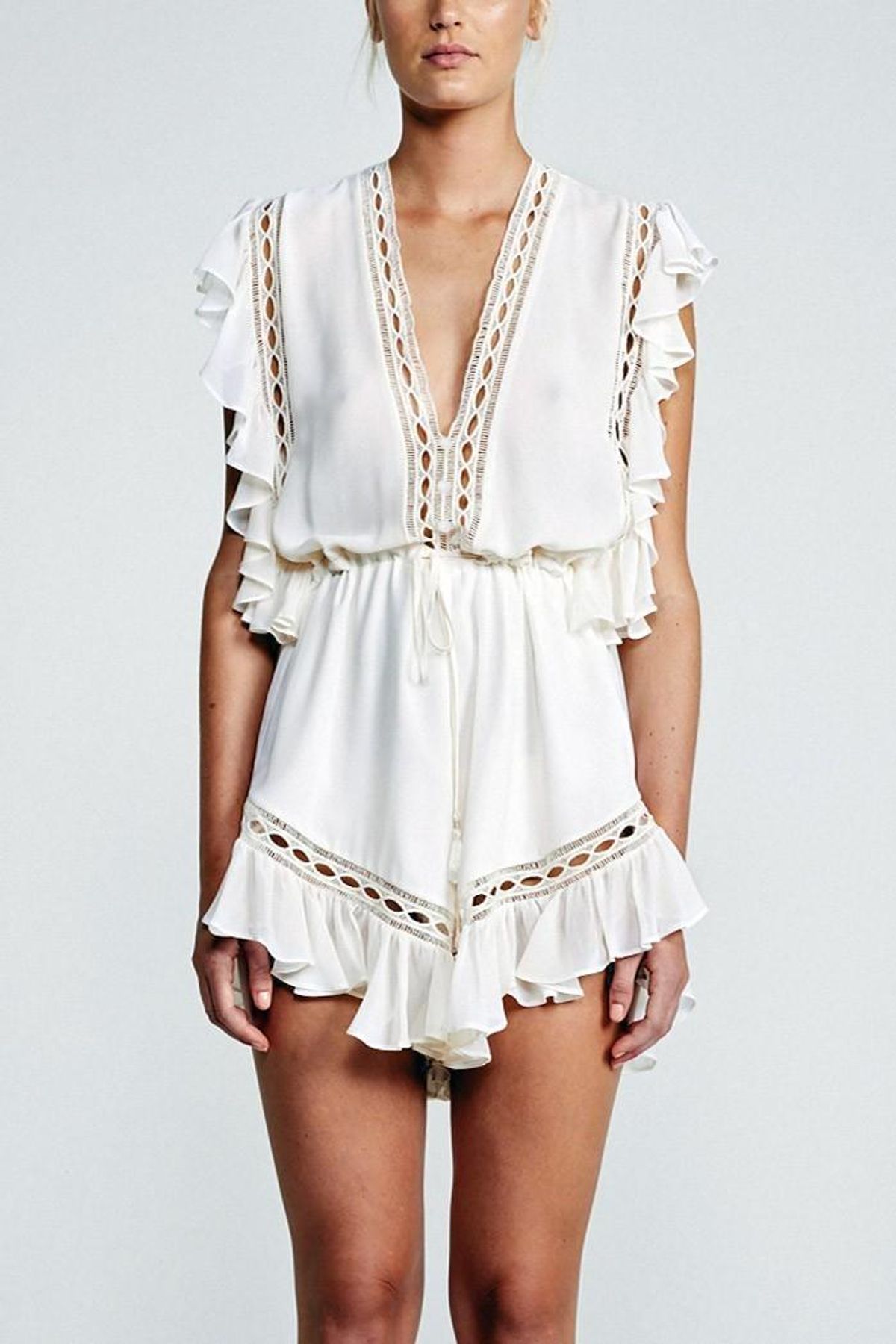 shona joy eclipse drawstring playsuit - Image 1