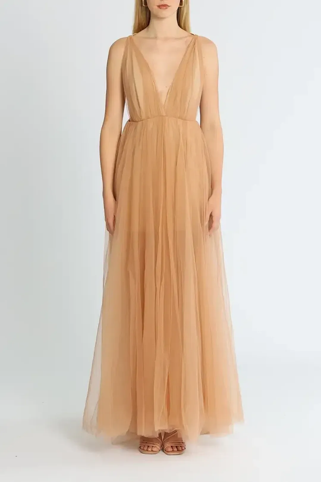 Lexi Amalie Dress Apricot Blush Size AU 8 for rent on The Volte - main image