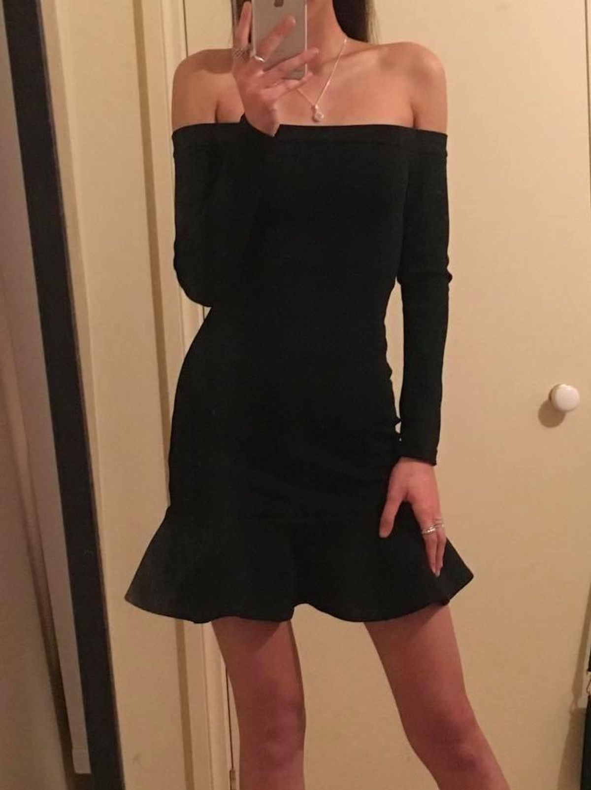 kookai off shoulder dress - Image 1