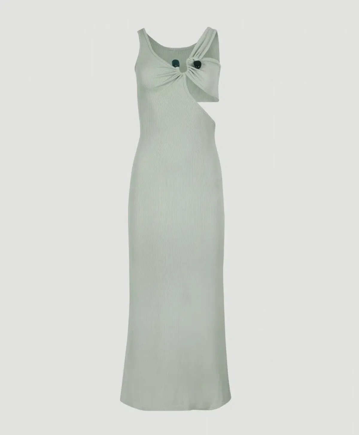 Christopher Esber Disconnect S Buckle Split Dress Mint Size 8 - Image 3