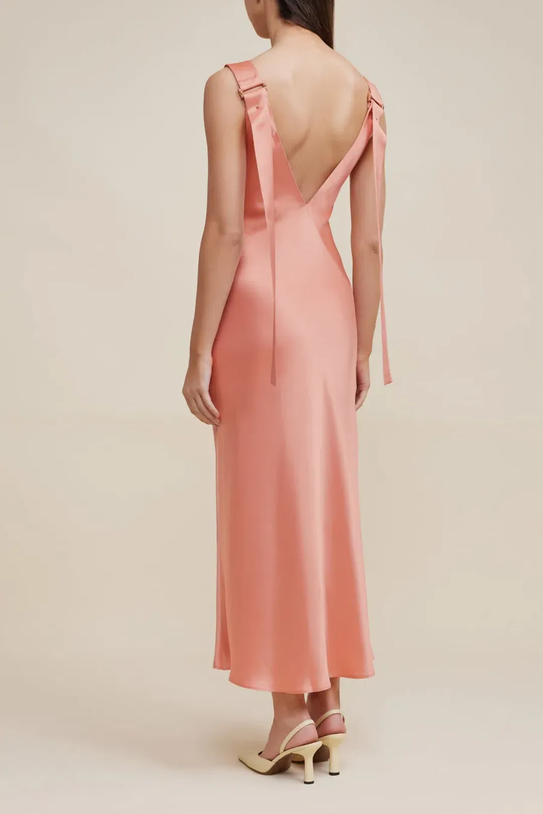 Acler Wycombe Dress Pink Size 6 for rent on The Volte - main image