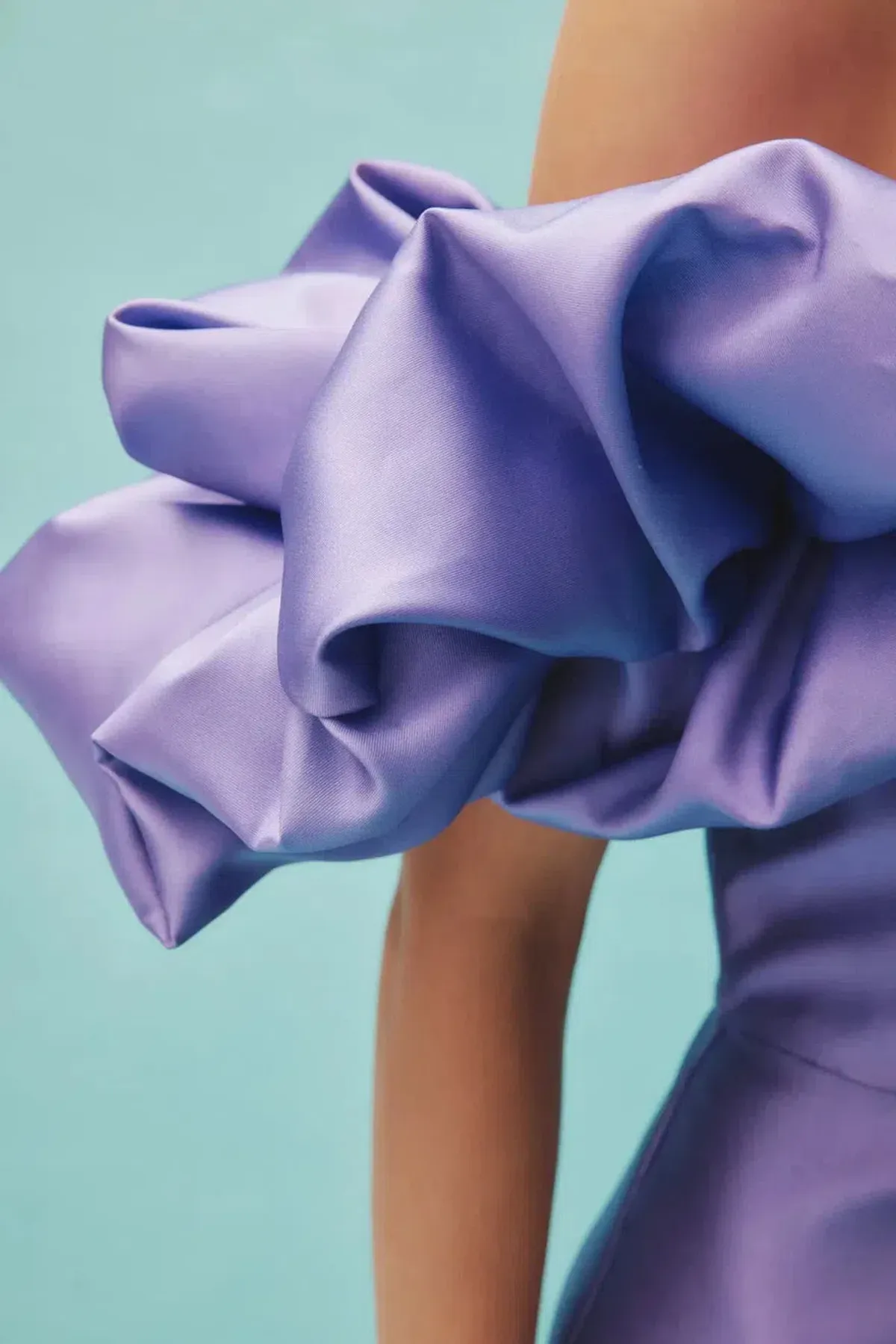 Alemais Suzi Off Shoulder Midi Dress Violet Size 8 - Image 2