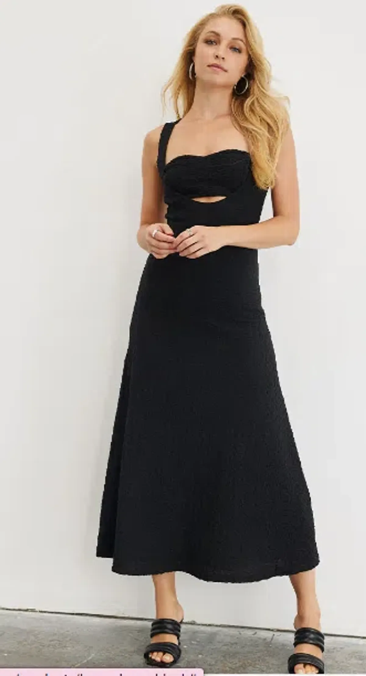 Sovere Kaya Midi Dress Black Size 6  - Image 4