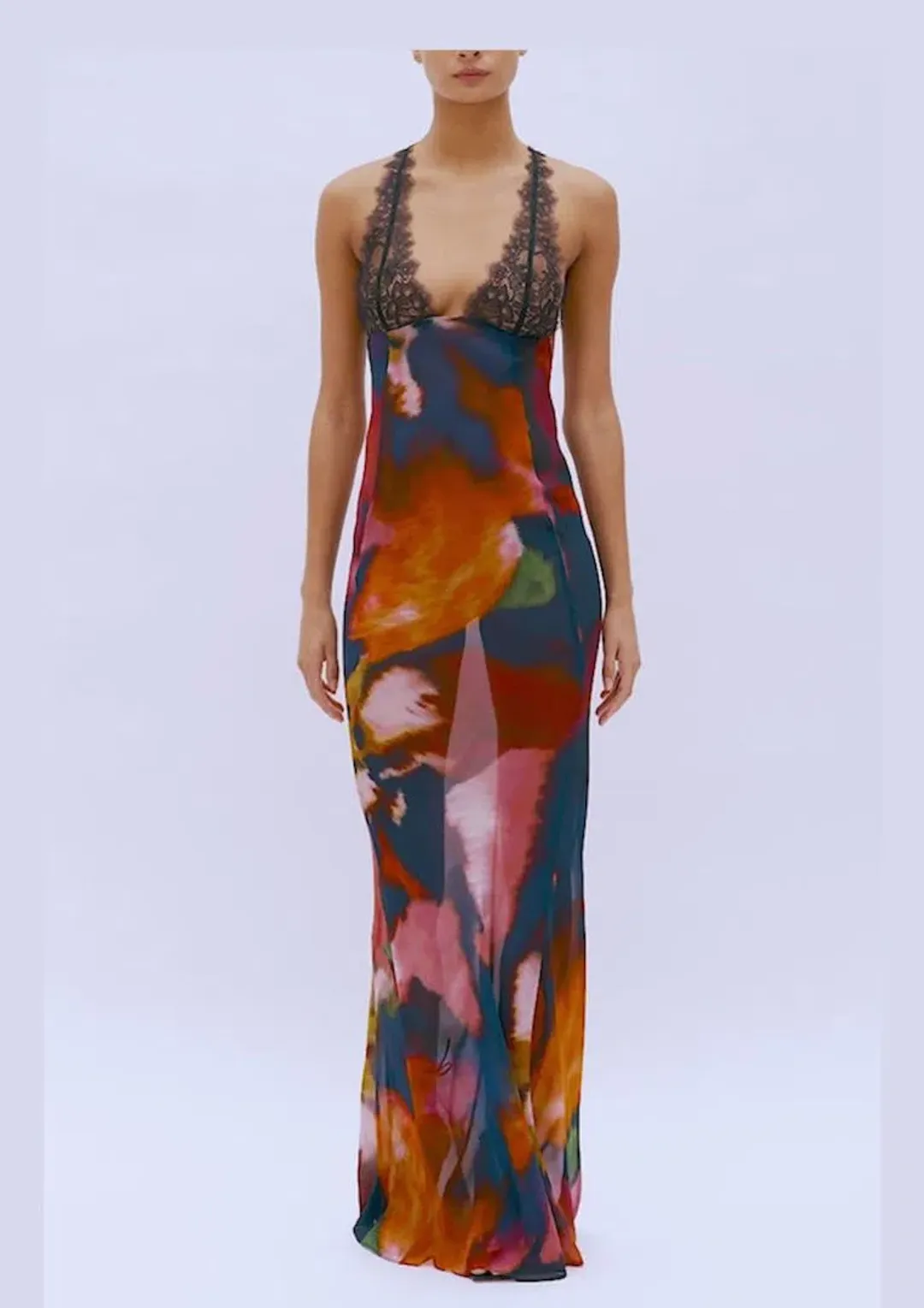  Rat & Boa Paola Maxi Dress Floral Print Size XS / AU 6 for rent on The Volte - main image