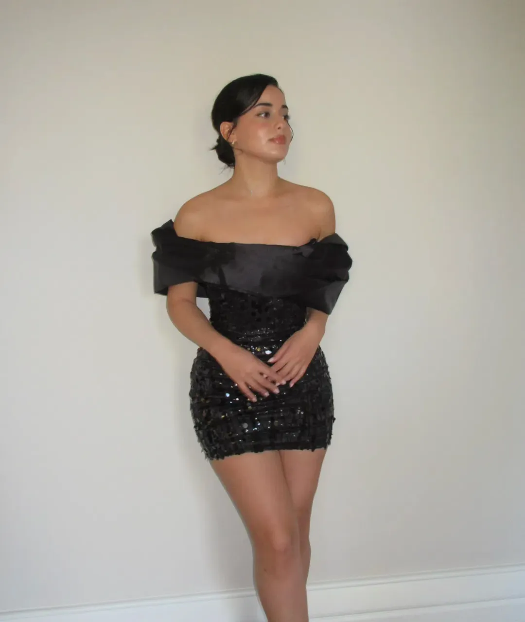 Eliya the Label Bianca Dress Black Size 6 for rent on The Volte - main image