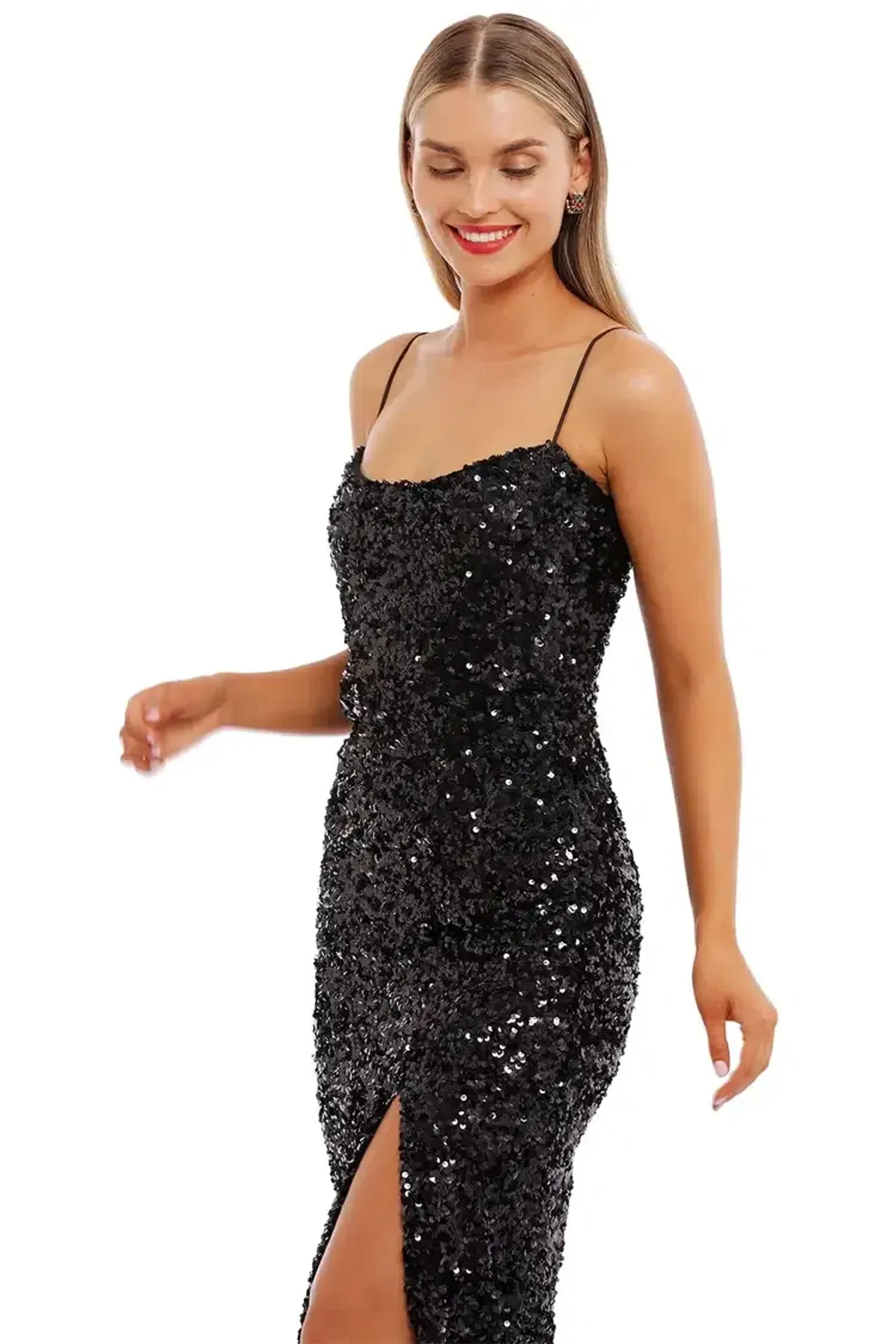 Nookie Confetti Gown Black Size 12 - Image 5