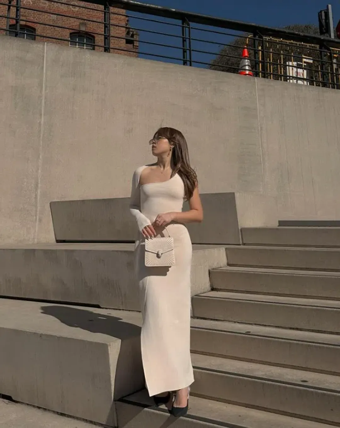 Sir The Label Manifesto Sleeve Midi Dress in Butter Size 1 / AU 8 for rent on The Volte - main image