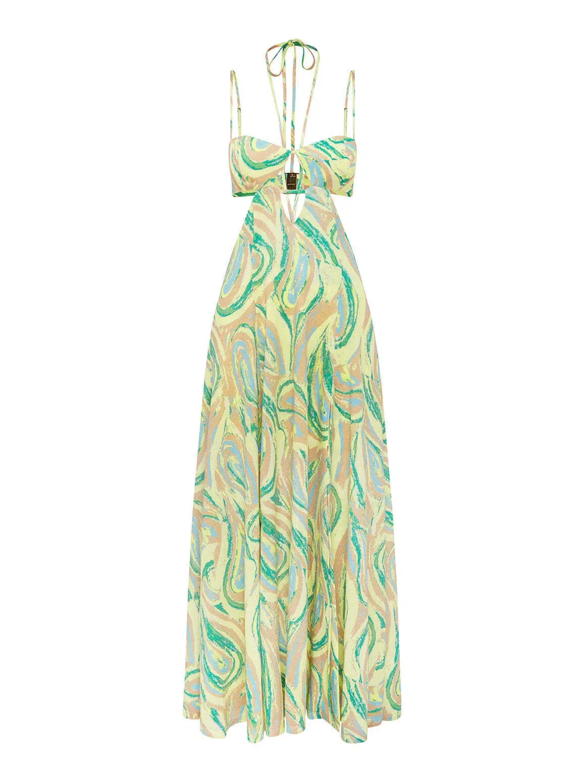 Alice McCall Swan Lake Midi Dress Citrus Size 12 AU - Image 4