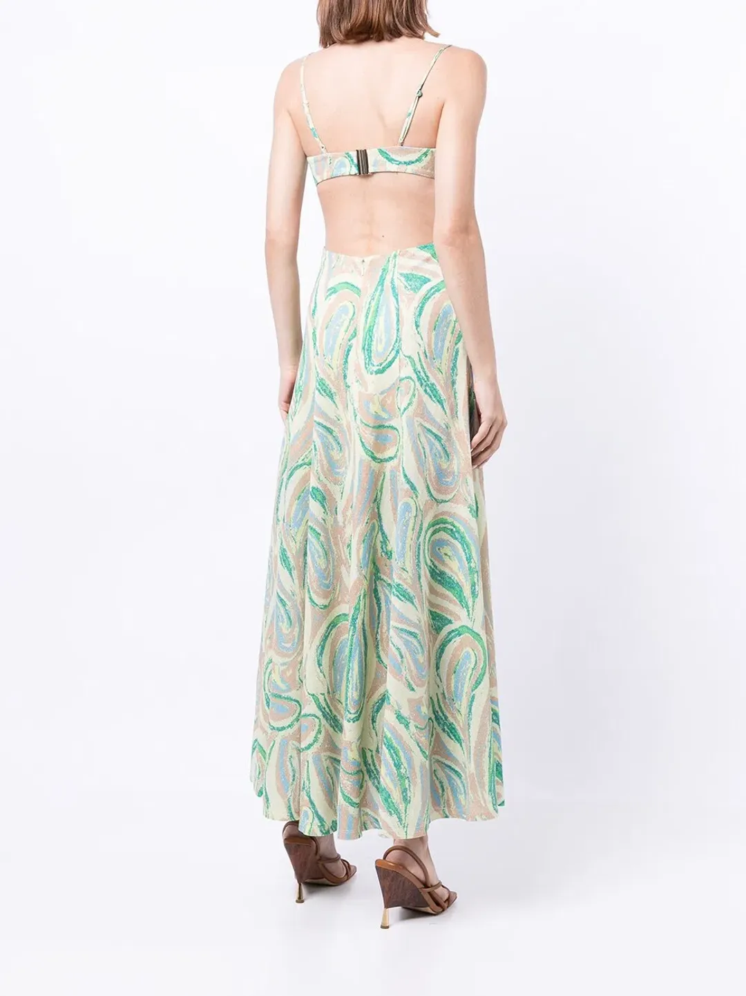 Alice McCall Swan Lake Midi Dress Citrus Size 12 AU for rent on The Volte - main image