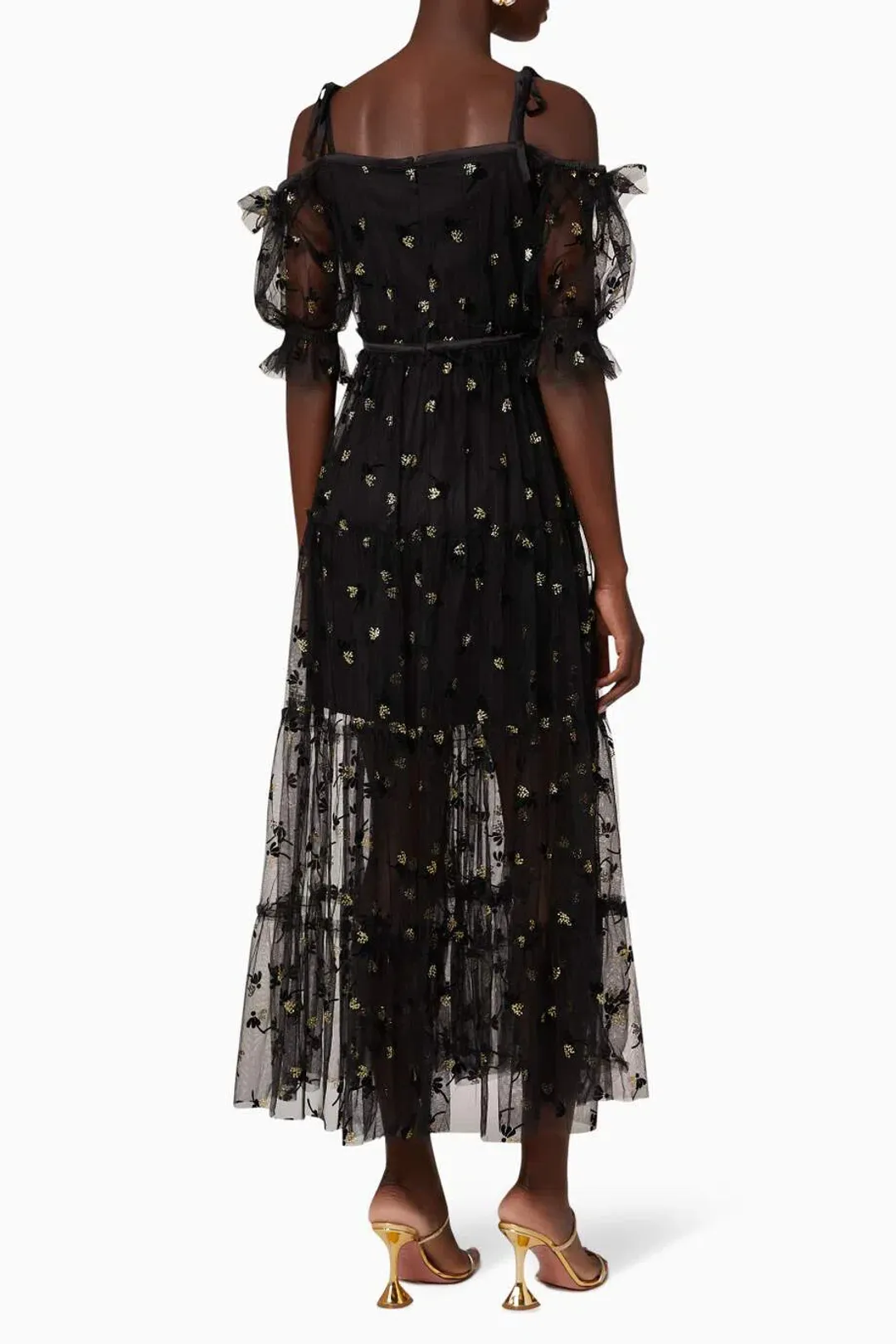 Alice McCall Moon Lover Midi Dress Black Size 8 AU for rent on The Volte - main image