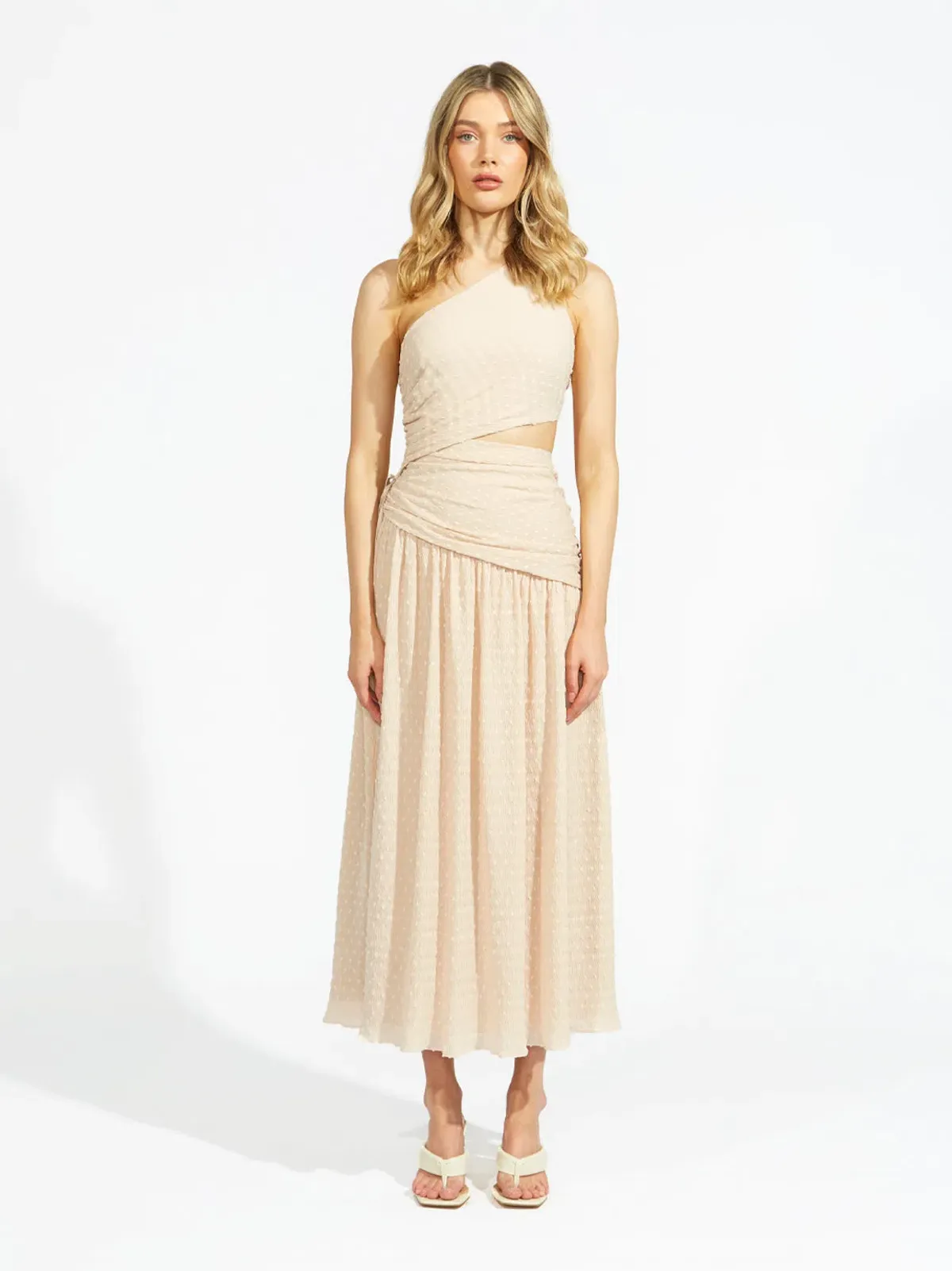 Alice McCall Lolita Midi Dress in Chai Latte Size 12 AU  - Image 1