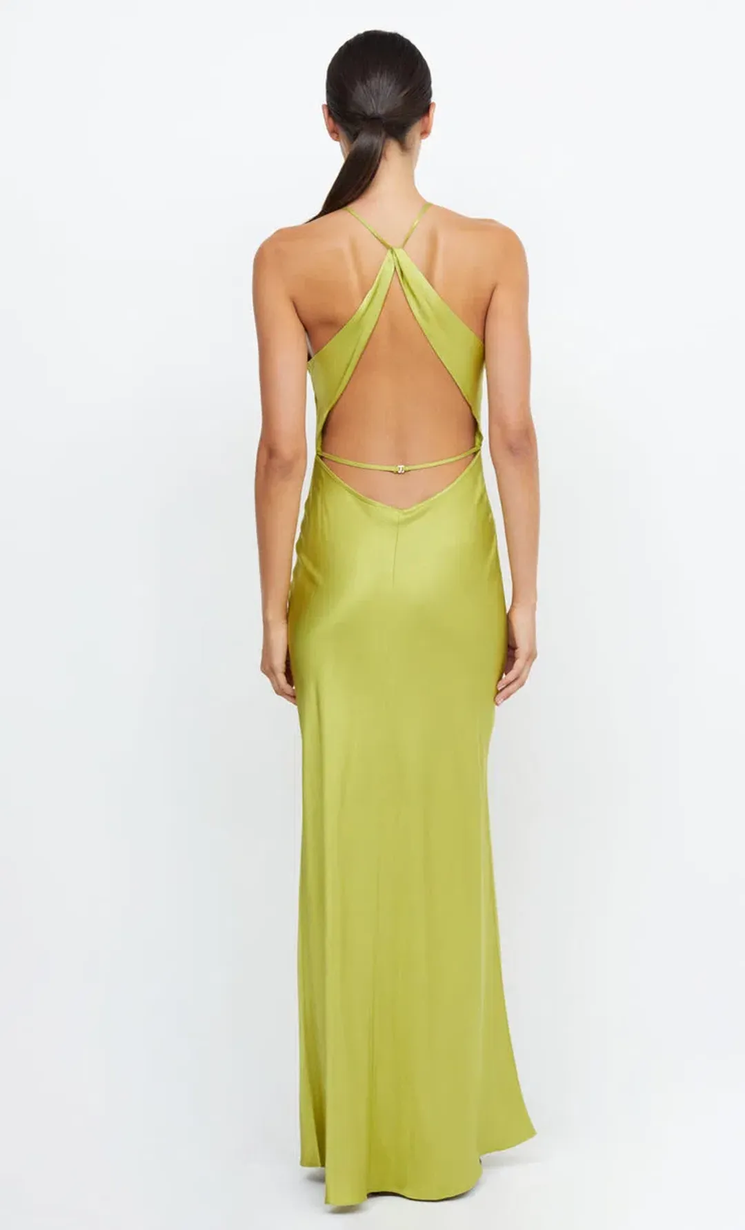 Bec and Bridge Teresa Halter Maxi Dress Green Size 6 for rent on The Volte - main image
