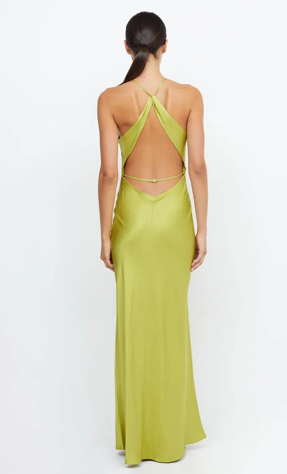 Bec and Bridge Teresa Halter Maxi Dress Green Size 6 - Image 2