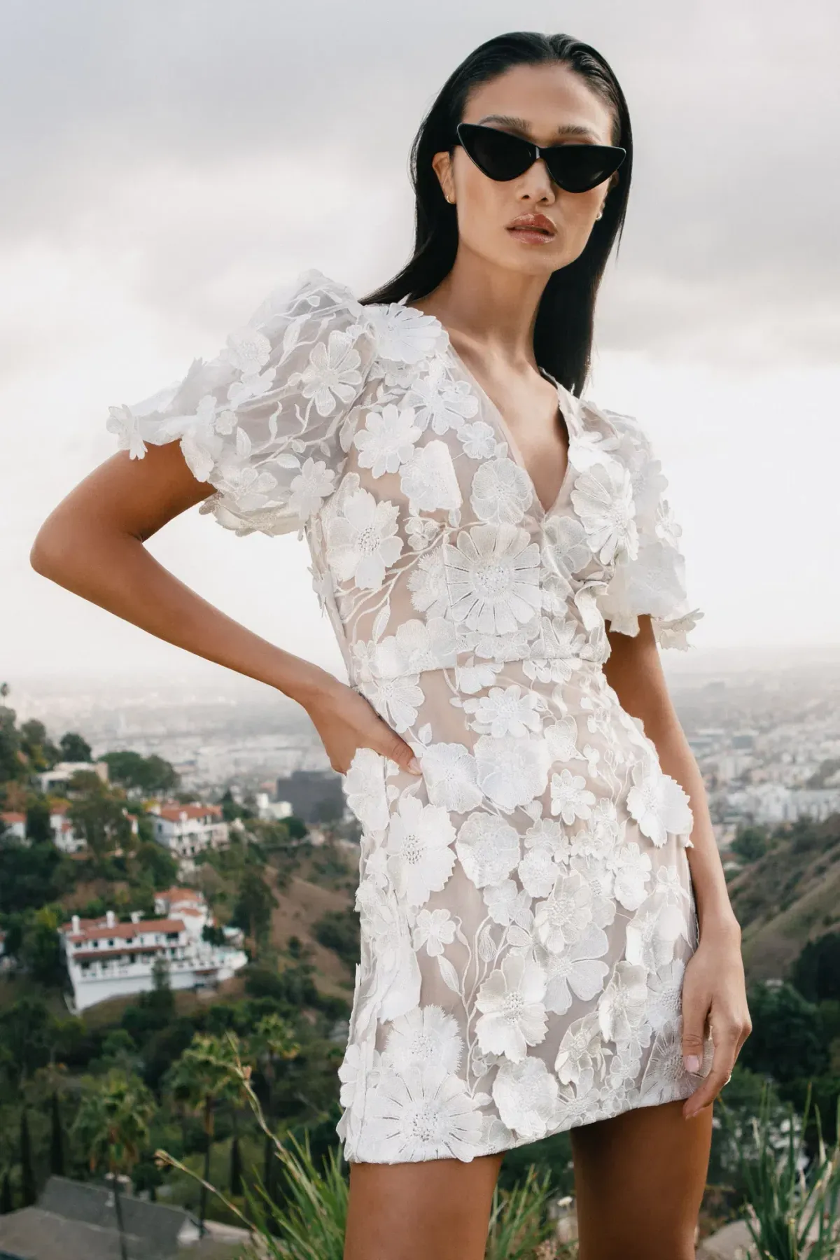 Elliat - Zayla Dress White - Size 12 - Image 1