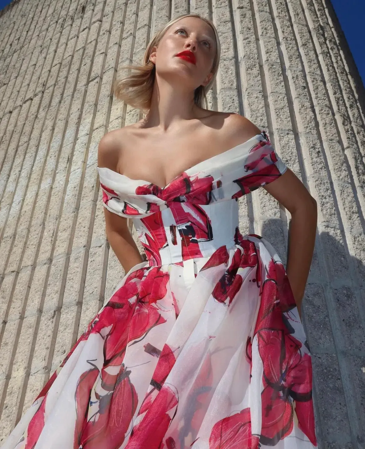 Aje Cordelia Corseted Maxi Dress Falling Floral  Size 10  - Image 4