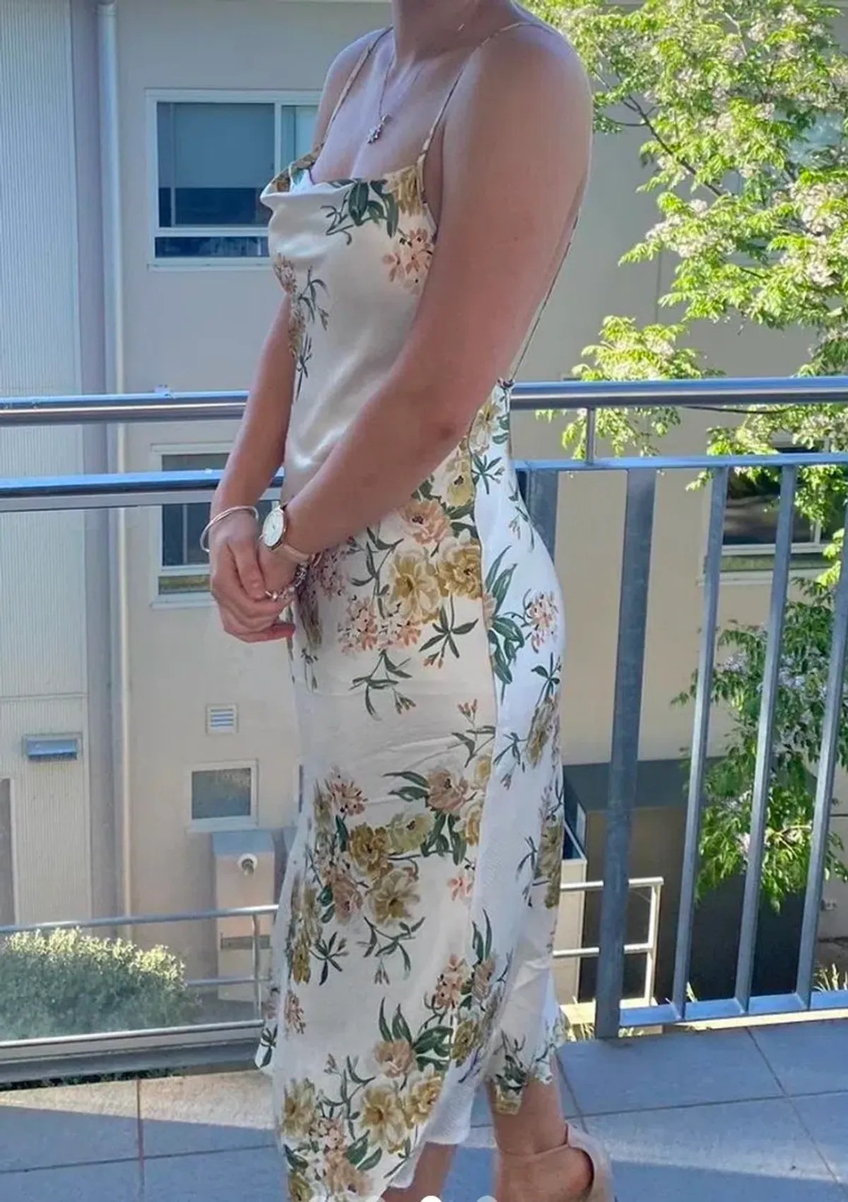 Bec & Bridge Louella Sleeveless Midi Dress Floral Size 10 - Image 2