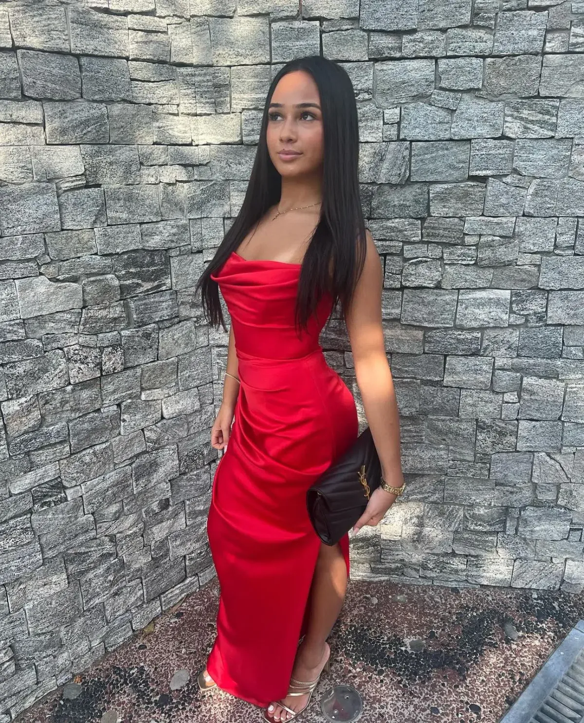 House Of CB Adrienne Strapless Corset Dress Red Size XS / AU 6 - Image 7