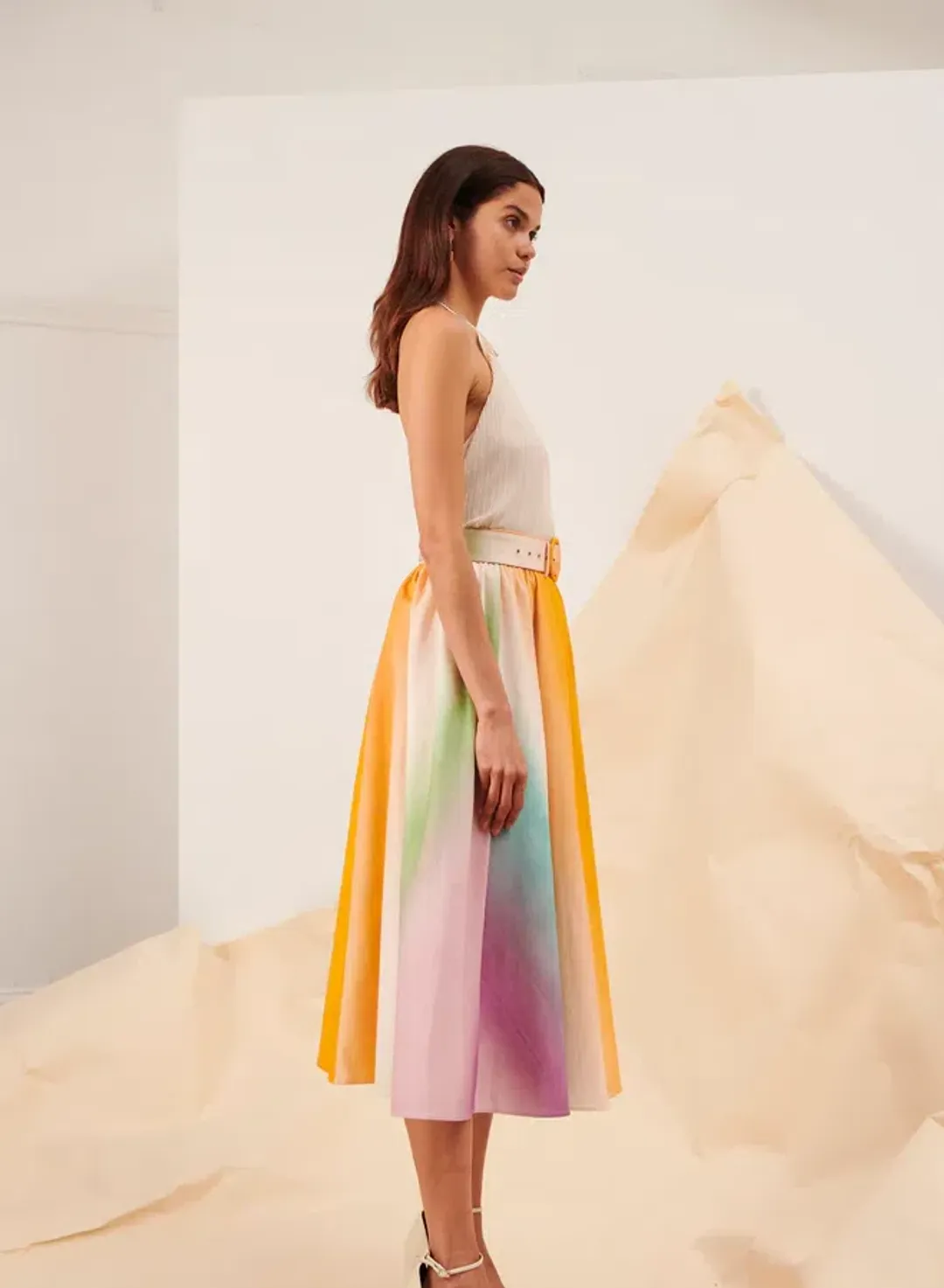 Kate Ford Corinth Maxi Skirt Multicoloured Size 4 / AU 14 for rent on The Volte - main image