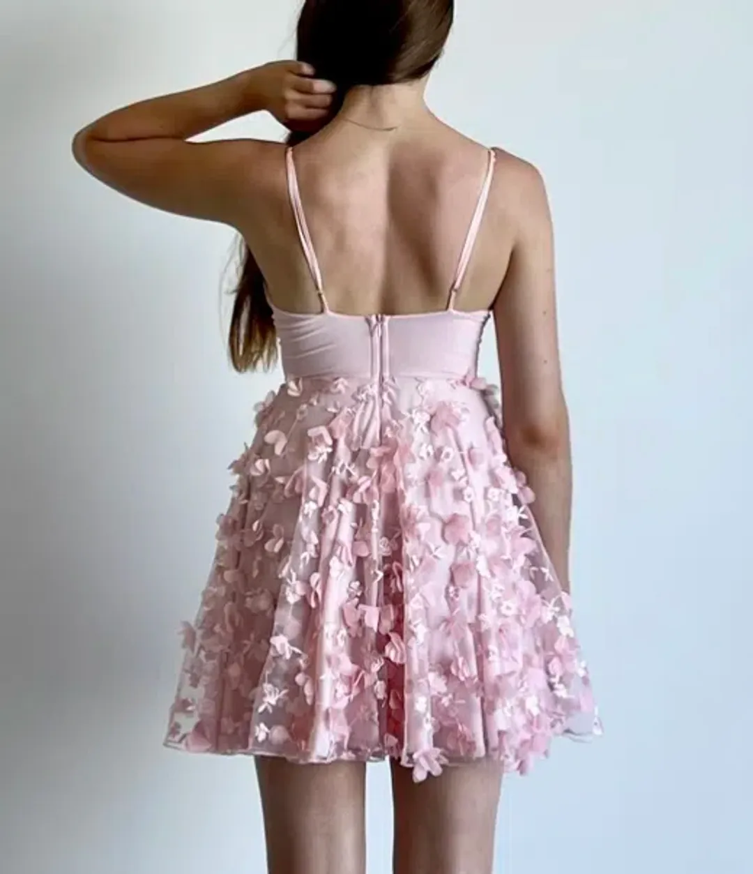 Studio Minc Spring Mini Dress Pink Size 0/ AU 8 for rent on The Volte - main image