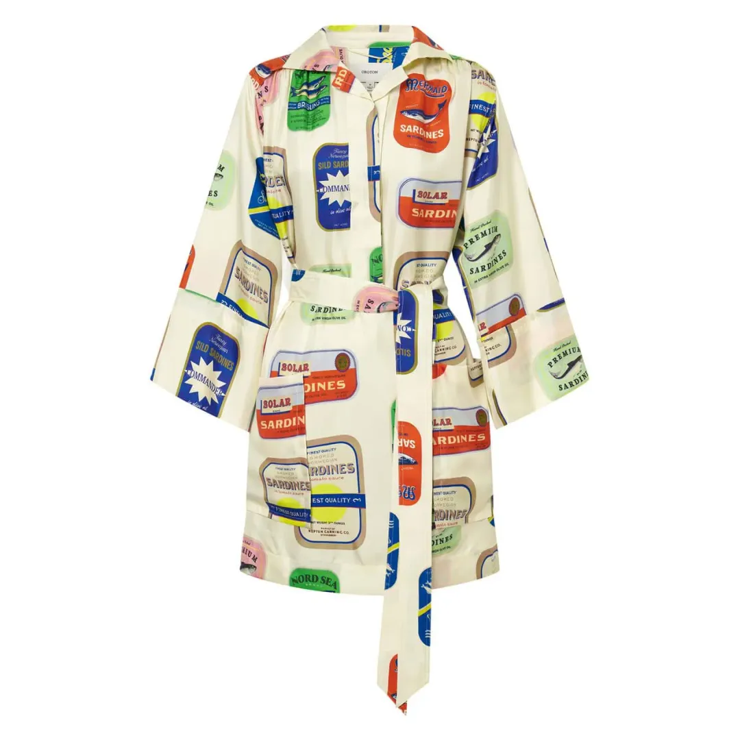 Oroton Sardinia Print Tunic Dress Size 14 for rent on The Volte - main image