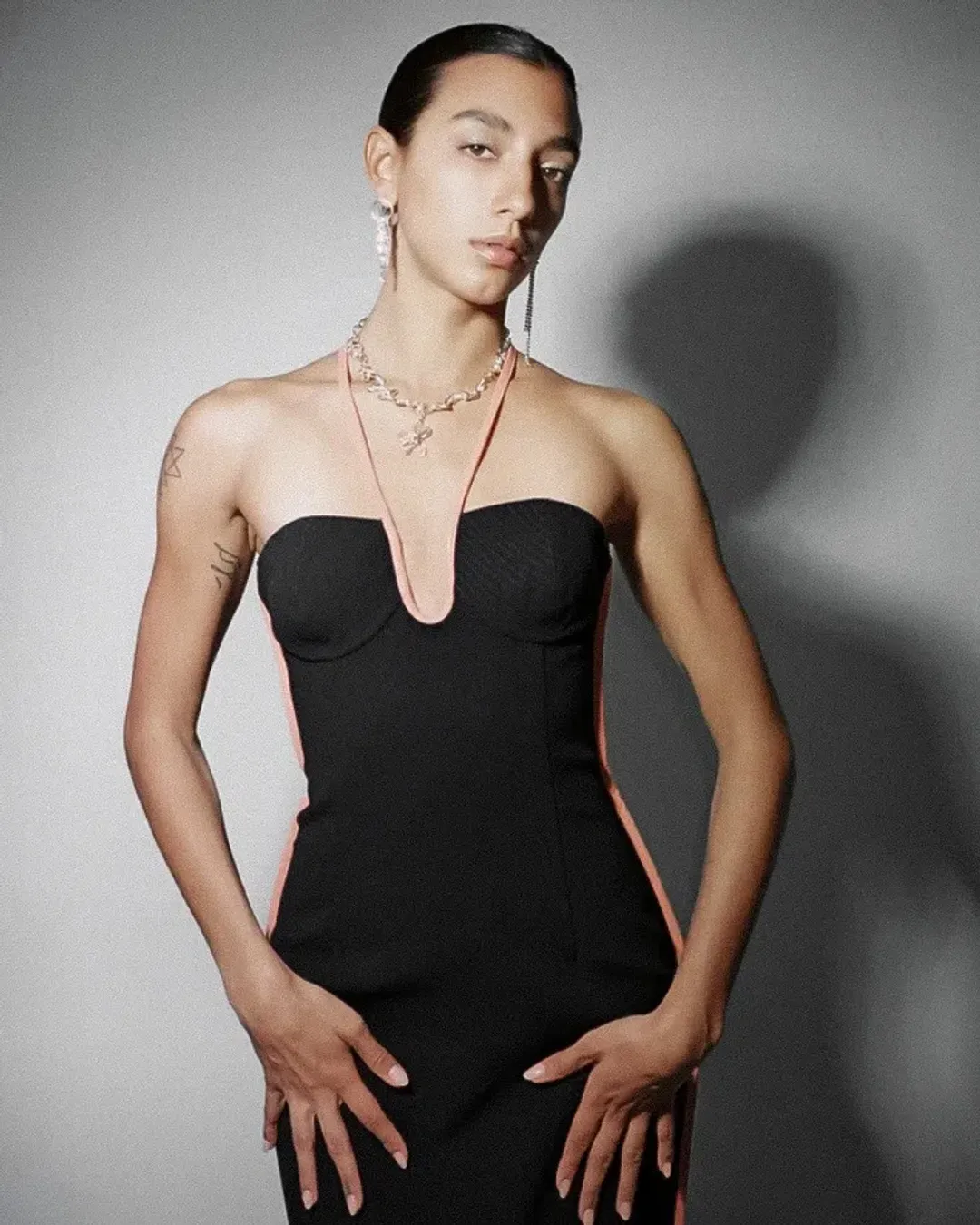 Paris Georgia Nassia Midi Dress Black Size 6 for rent on The Volte - main image