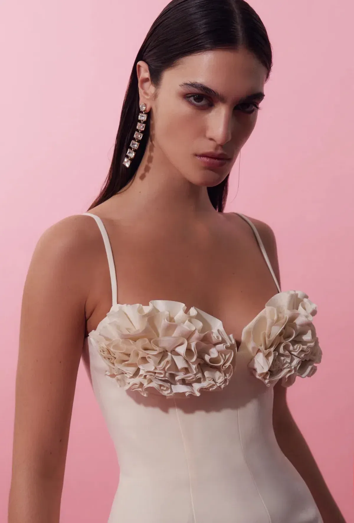 Rachel Gilbert Margot Mini Dress in Coconut Size 1 / AU 8 - Image 3