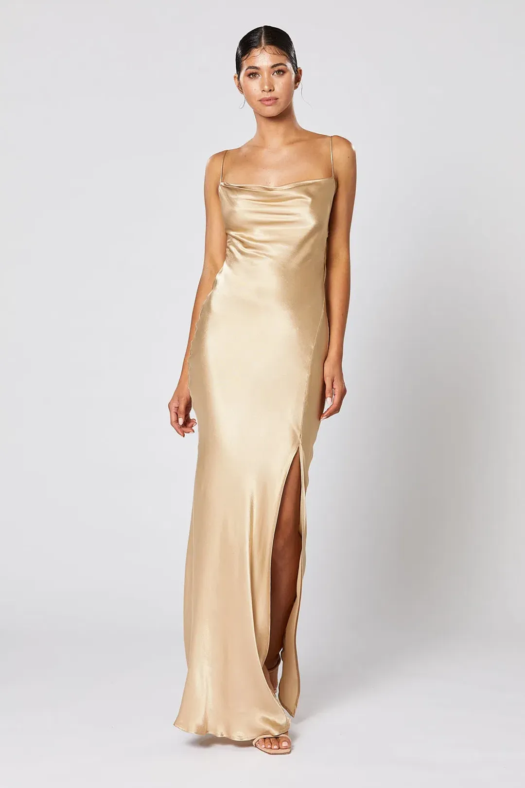 Winona Cheri Dress Gold Size XXS/Au 6 for rent on The Volte - main image